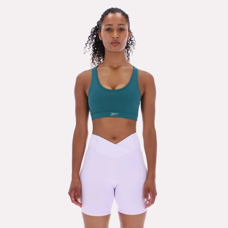 Reebok Apparel Women RBK-DRY Motion Sports Bra RETRO TEAL sold by Reebok