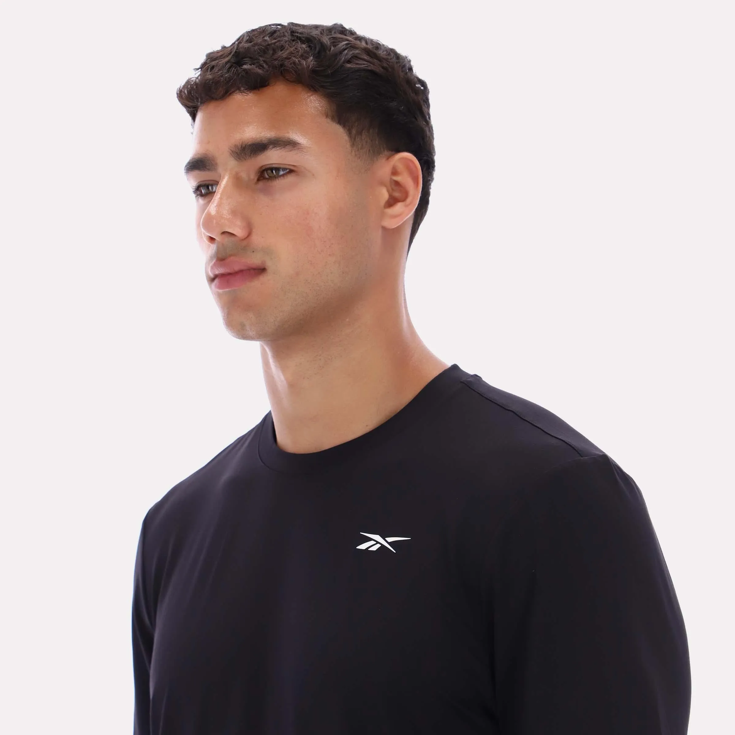 Reebok Apparel Men Core Move T-Shirt BLACK sold by Reebok product image thumbnail 3