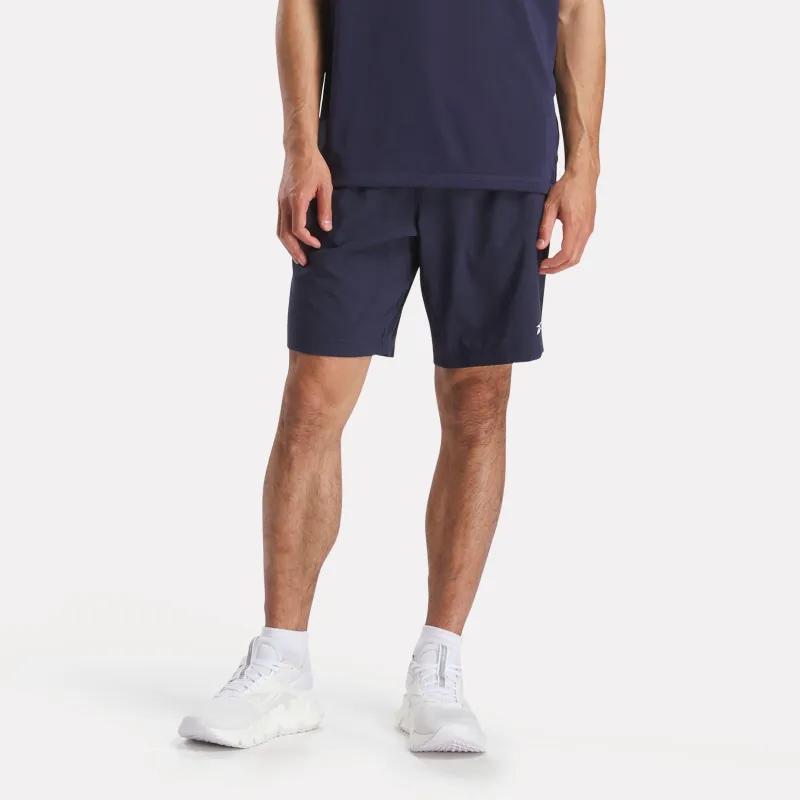 Reebok Apparel Men Workout Ready Woven Shorts VECTOR NAVY sold by Reebok