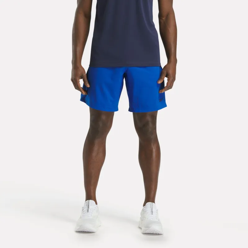 Reebok Apparel Men Workout Ready Woven Shorts VECTOR BLUE sold by Reebok