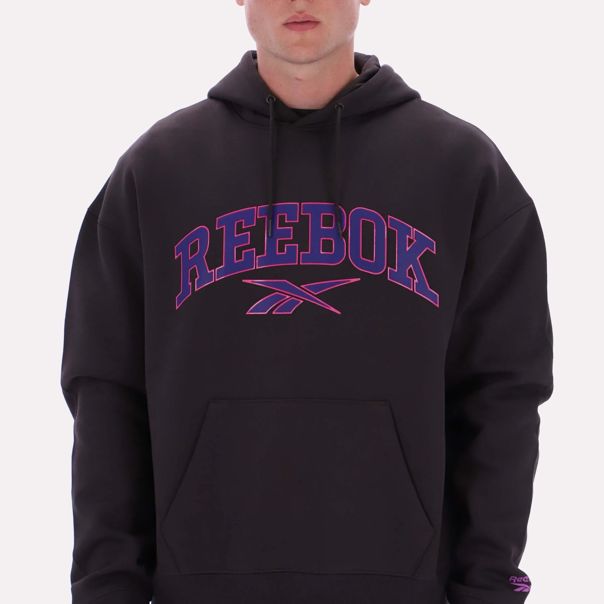 Reebok Apparel Men Varsity Hoodie WASHED BLACK sold by Reebok product image thumbnail 3