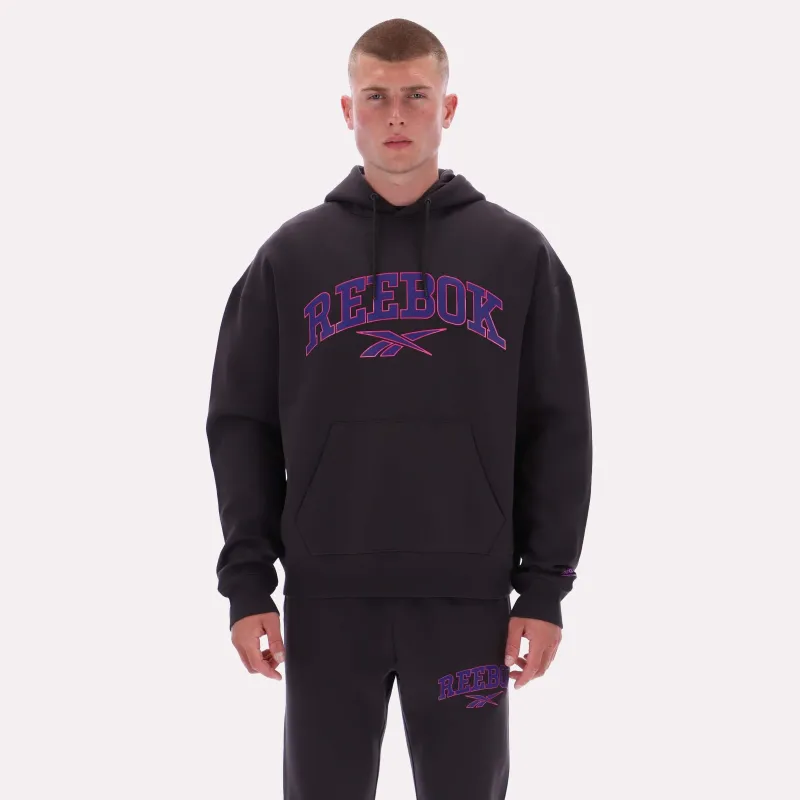 Reebok Apparel Men Varsity Hoodie WASHED BLACK sold by Reebok