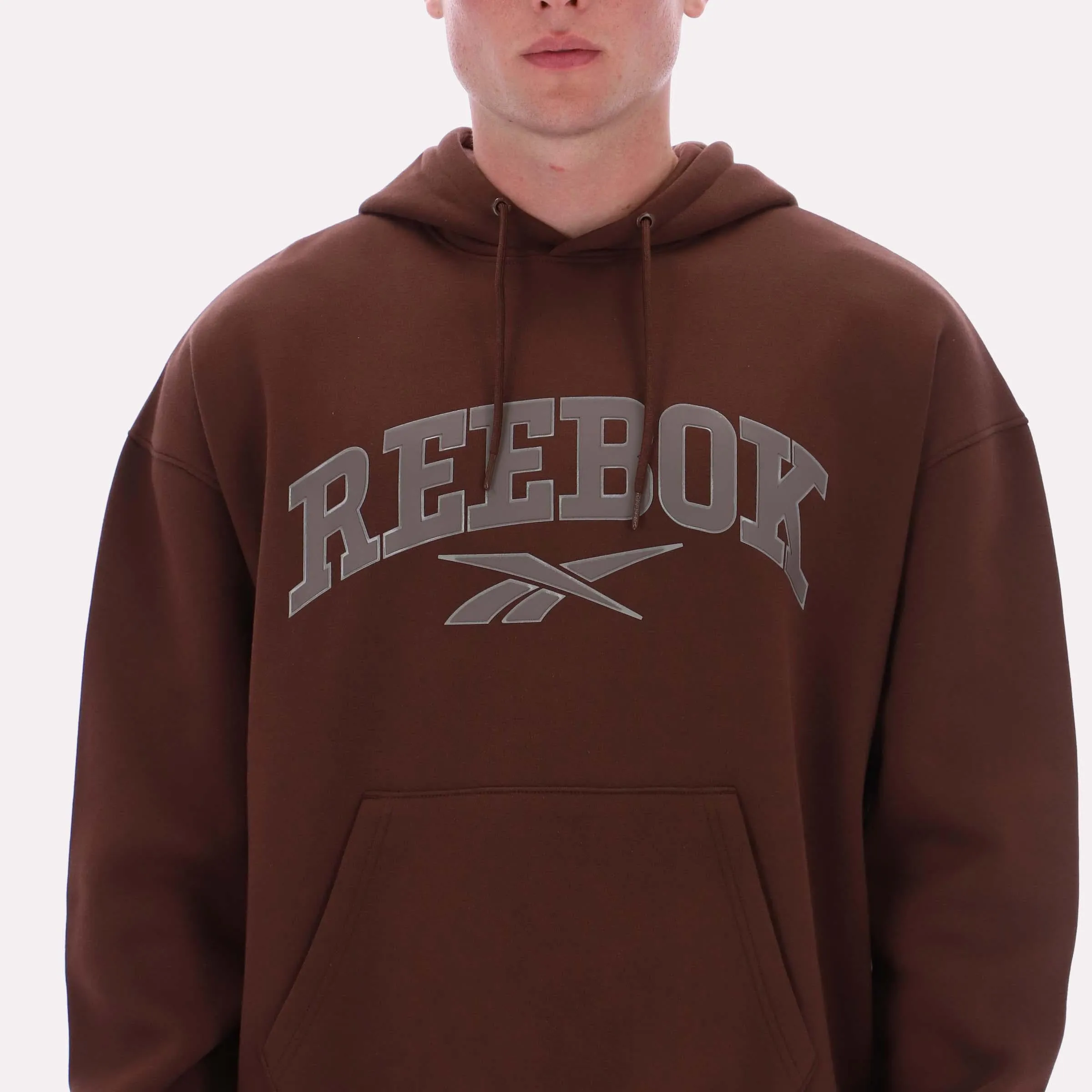 Reebok Apparel Men Varsity Hoodie CAMPUS BROWN sold by Reebok product image thumbnail 3