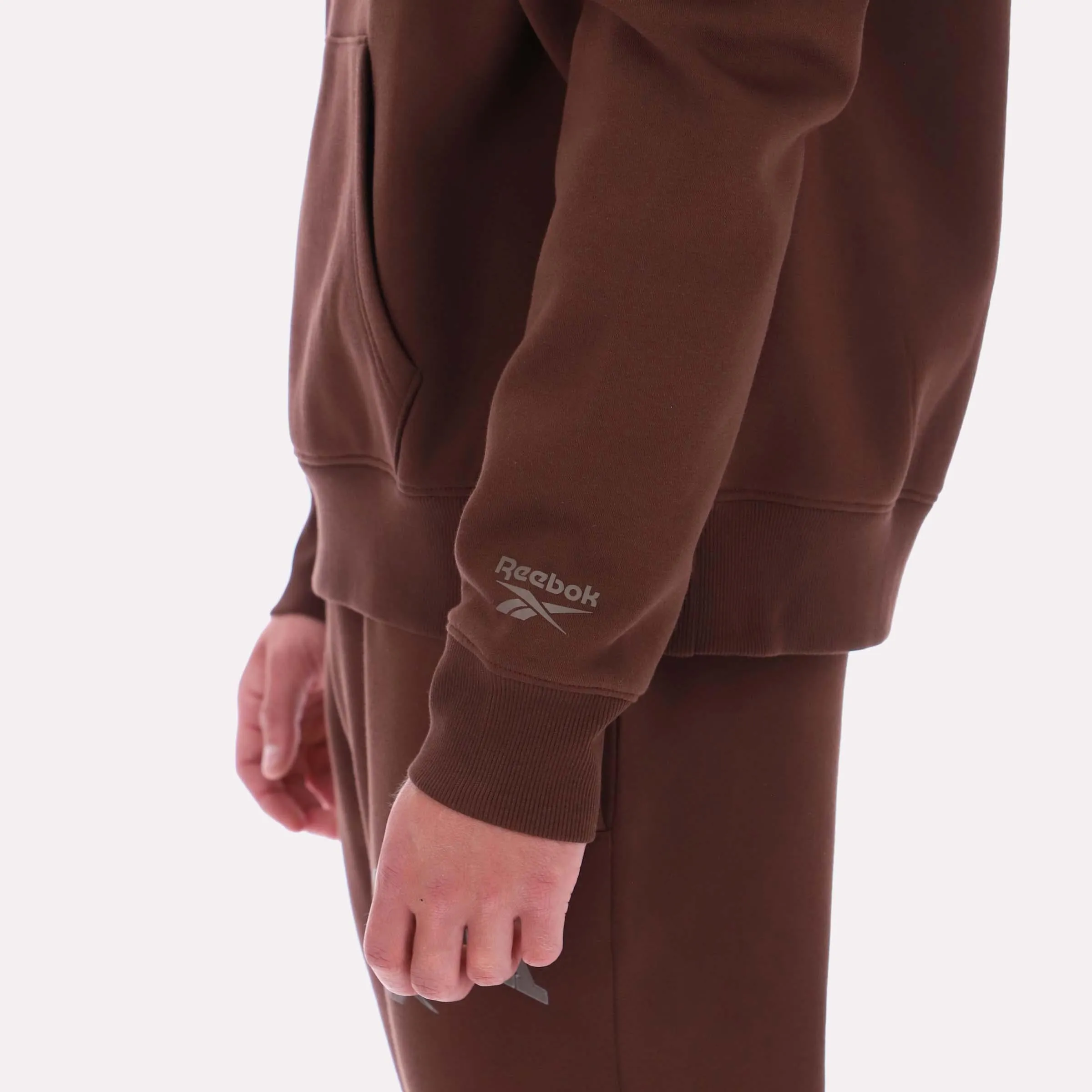 Reebok Apparel Men Varsity Hoodie CAMPUS BROWN sold by Reebok product image thumbnail 4