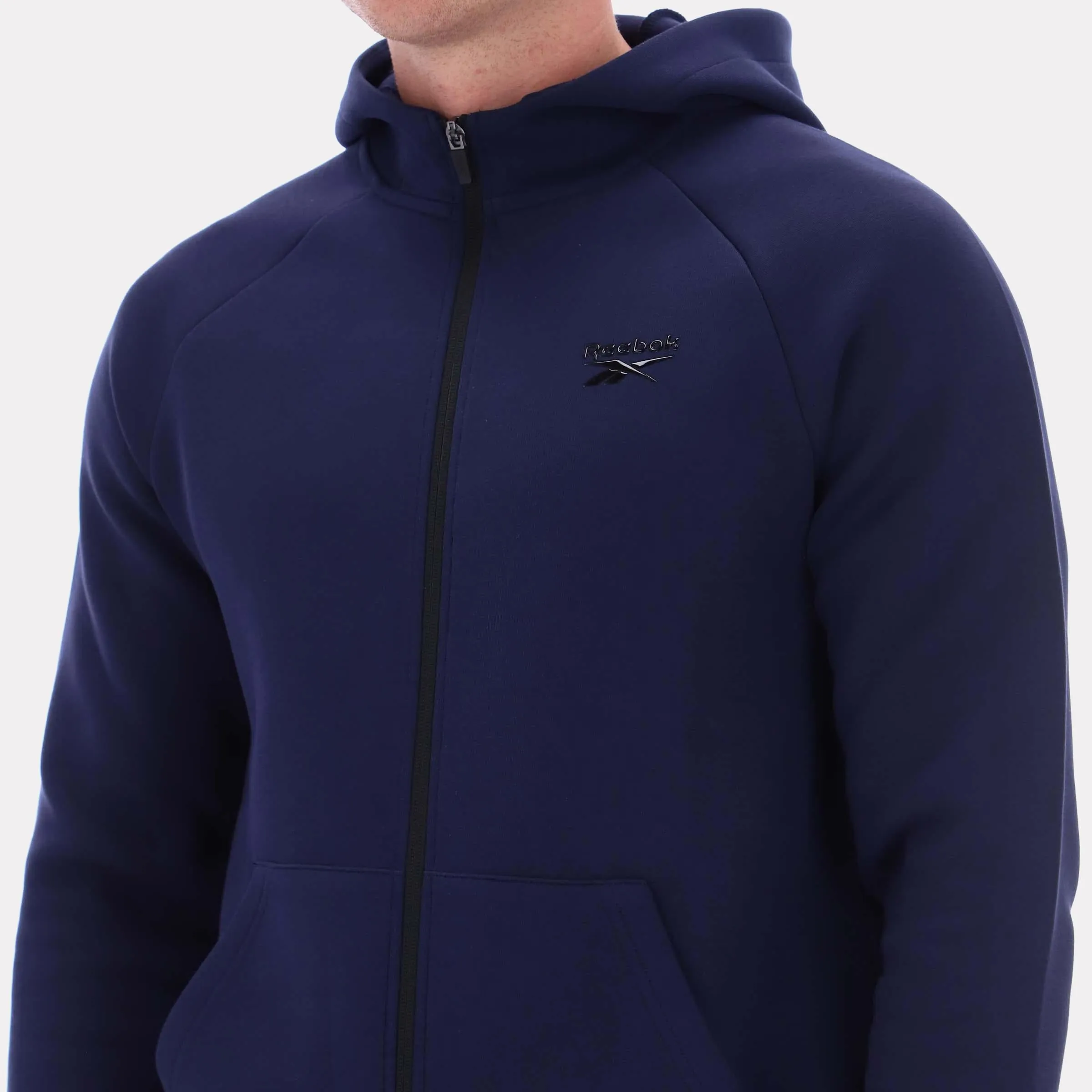 Reebok Apparel Men Core Zip Hoodie VECTOR NAVY sold by Reebok product image thumbnail 4
