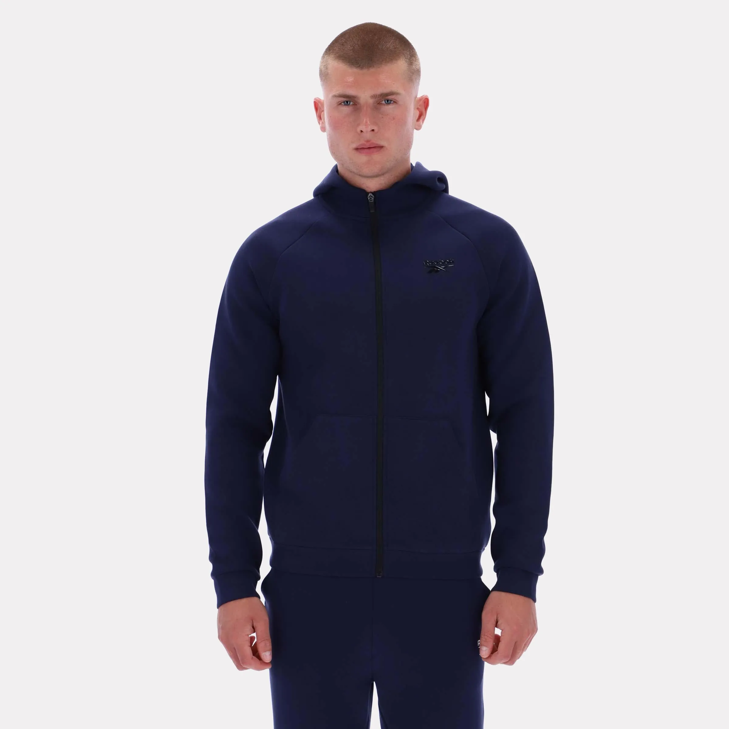 Reebok Apparel Men Core Zip Hoodie VECTOR NAVY sold by Reebok