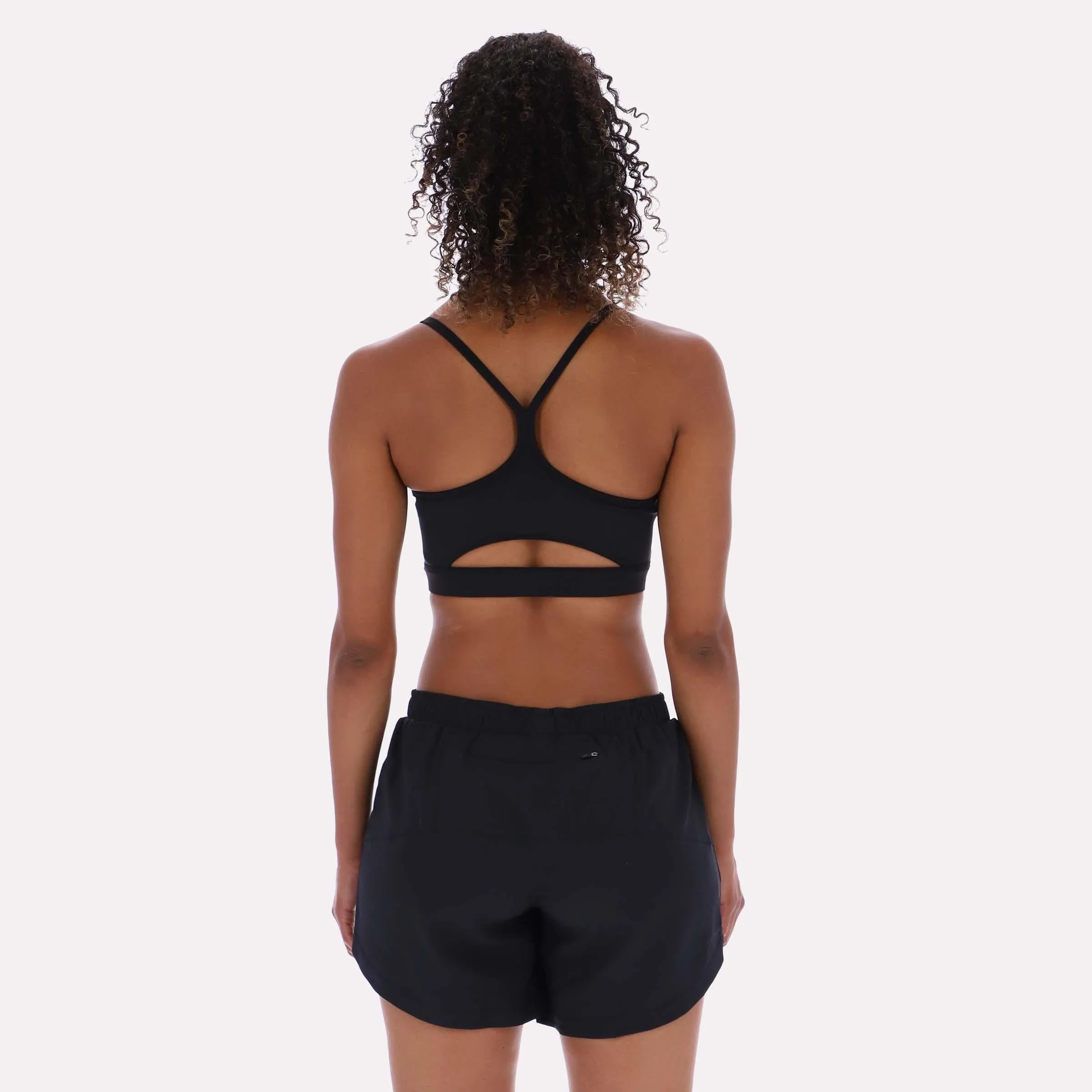 Reebok Apparel Women Core Strappy Bra - Medium Support BLACK sold by Reebok product image thumbnail 2