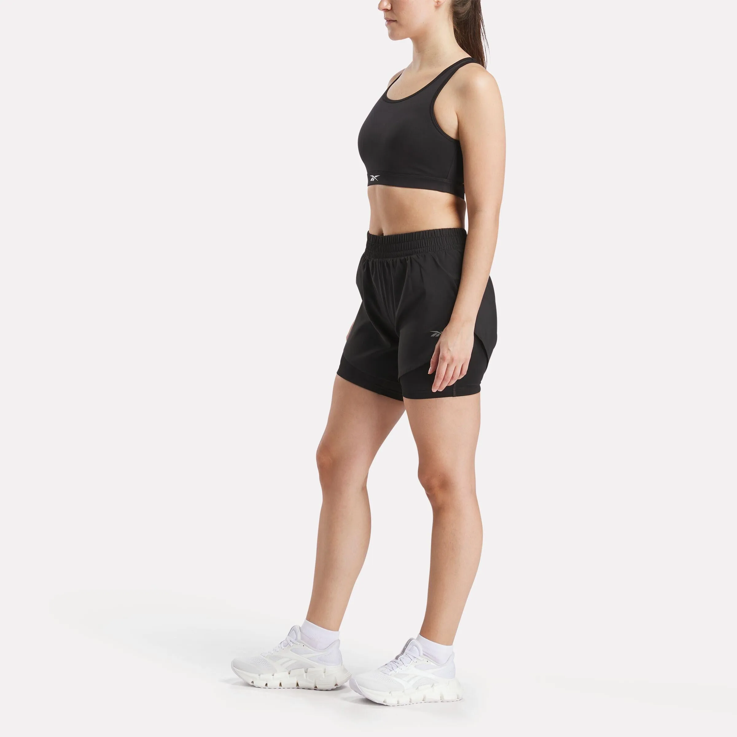 Reebok Apparel Women 2-in-1 Shorts BLACK sold by Reebok product image thumbnail 2