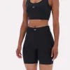 Reebok Apparel Women Rib Bike Shorts BLACK sold by Reebok