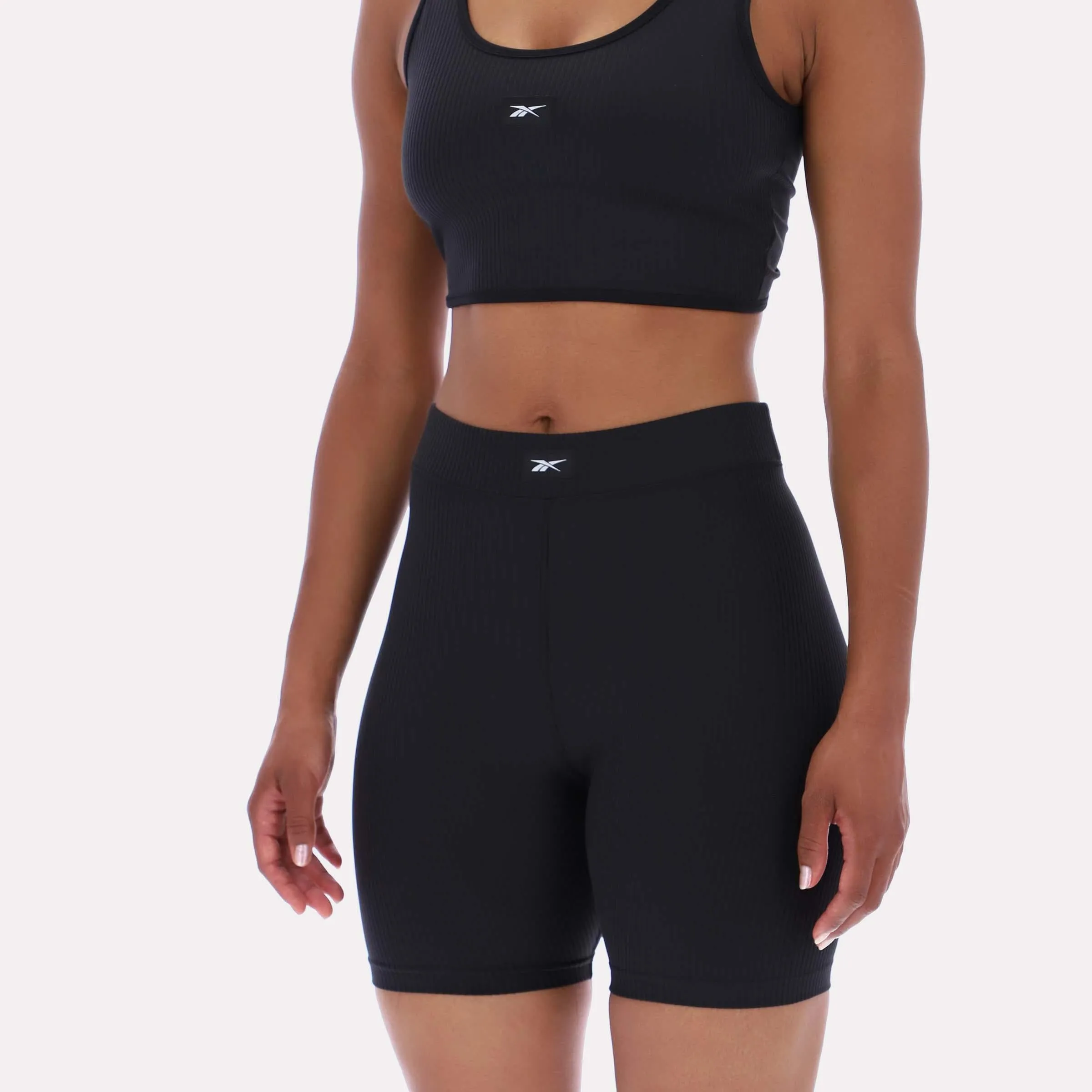 Reebok Apparel Women Rib Bike Shorts BLACK sold by Reebok product image thumbnail 4