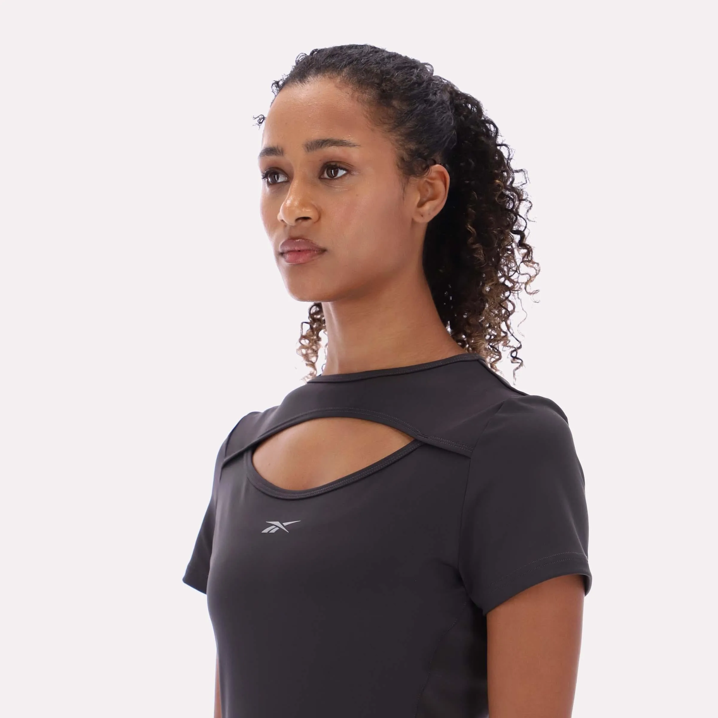 Reebok Apparel Women RBK-Lab Vented Outdoor T-Shirt WASHED BLACK sold by Reebok product image thumbnail 3