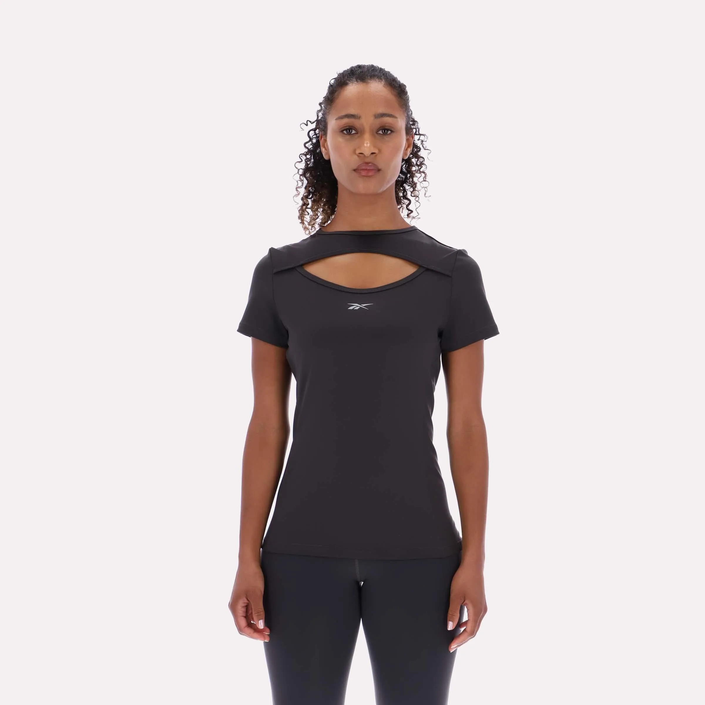 Reebok Apparel Women RBK-Lab Vented Outdoor T-Shirt WASHED BLACK sold by Reebok