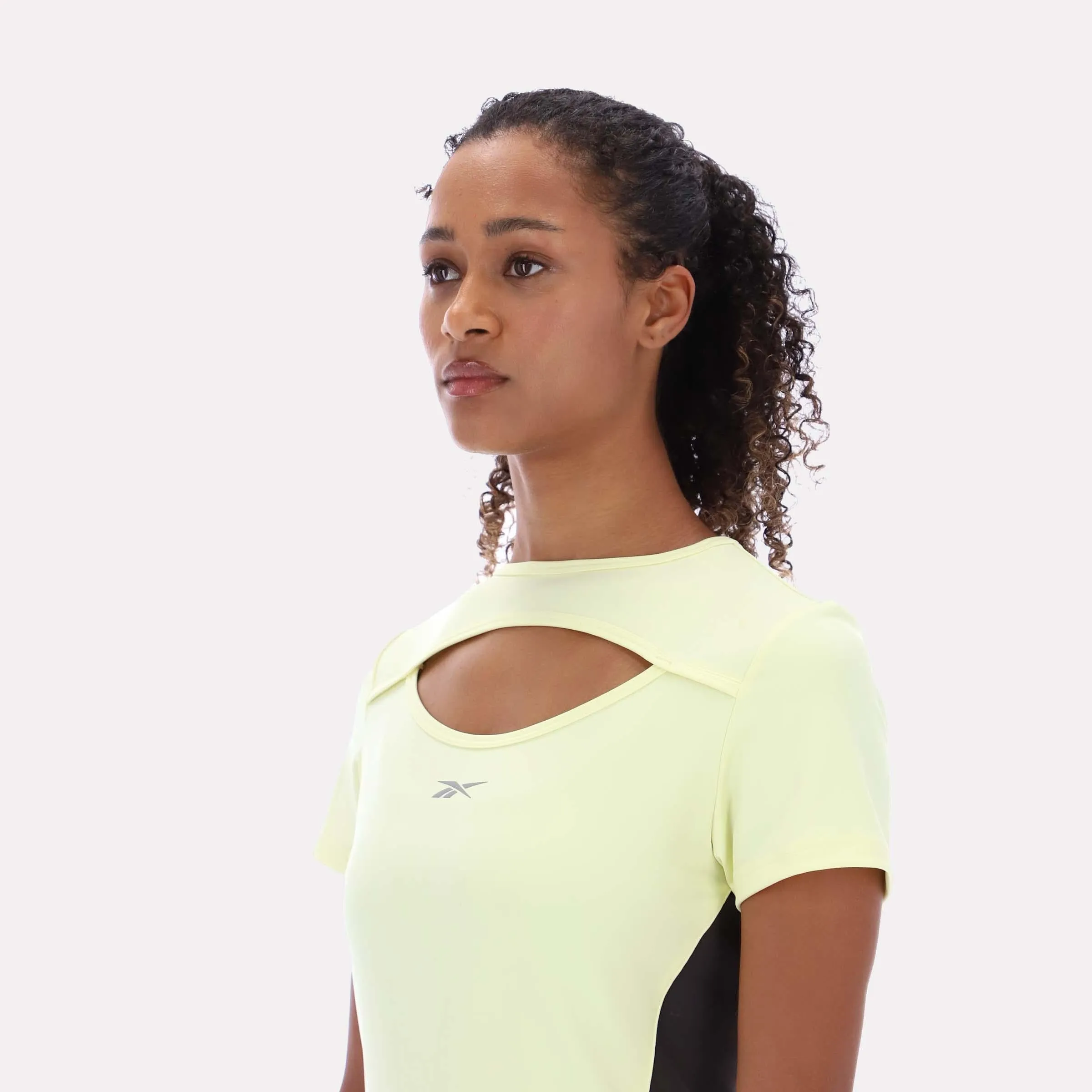 Reebok Apparel Women RBK-Lab Vented Outdoor T-Shirt YELLOW HAZE sold by Reebok product image thumbnail 3