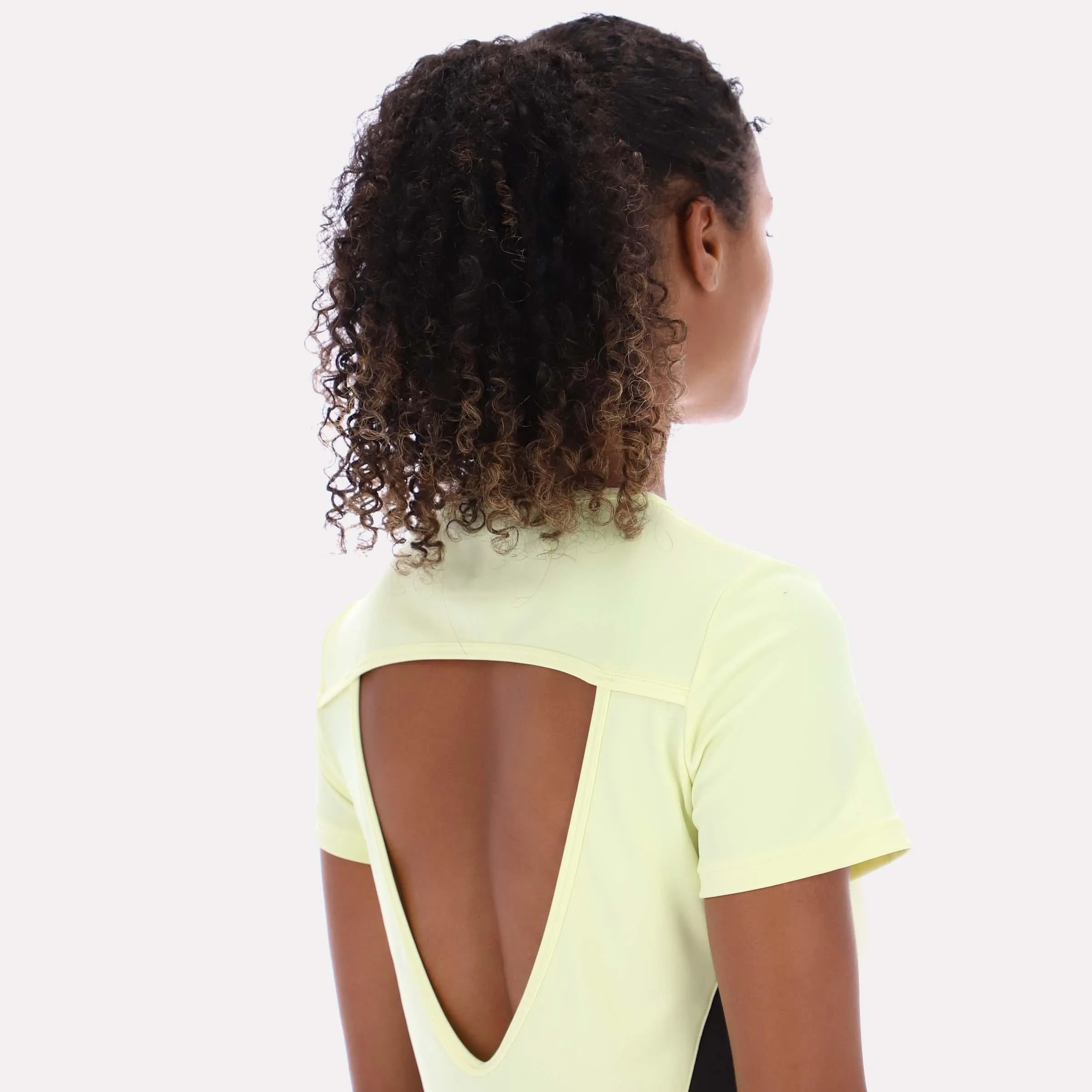 Reebok Apparel Women RBK-Lab Vented Outdoor T-Shirt YELLOW HAZE sold by Reebok product image thumbnail 4