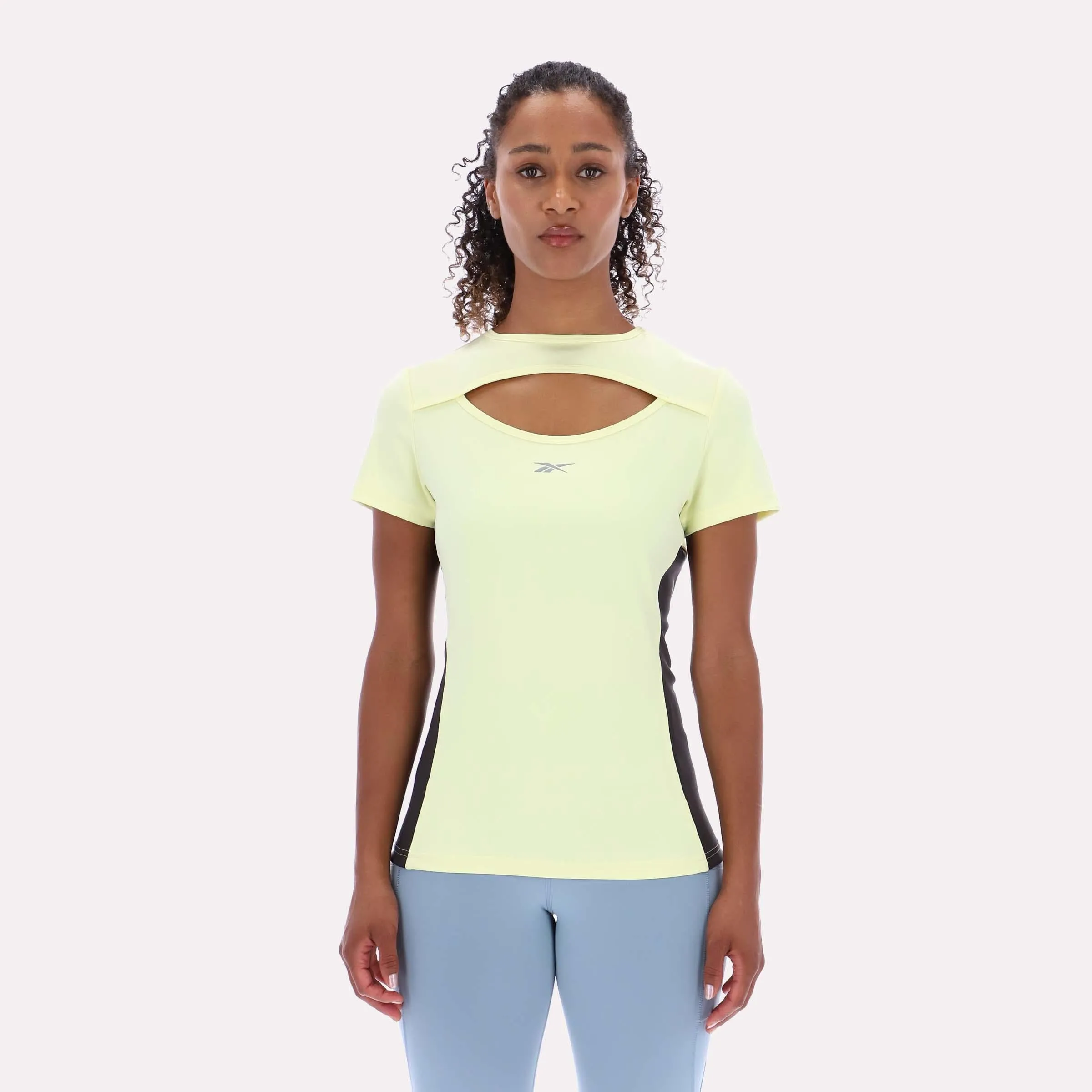 Reebok Apparel Women RBK-Lab Vented Outdoor T-Shirt YELLOW HAZE sold by Reebok