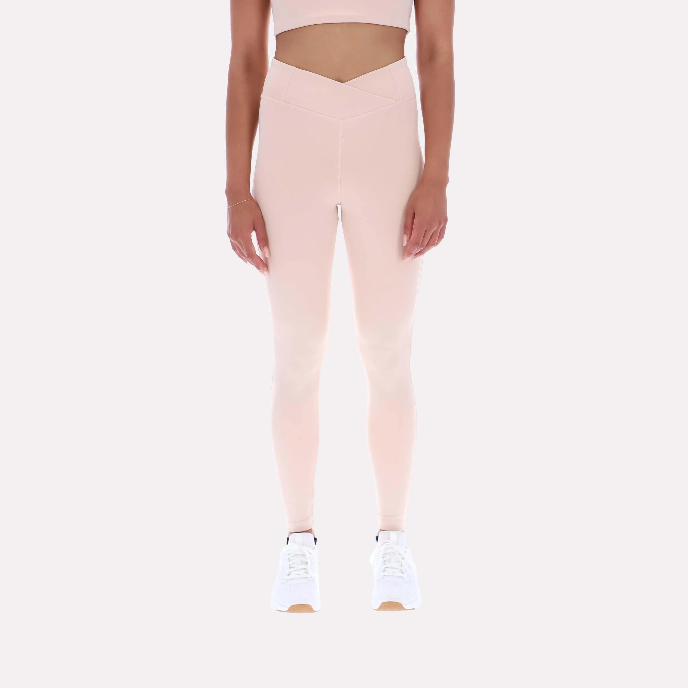 Reebok Apparel Women Lux High-Rise Tights MUTED CLAY sold by Reebok