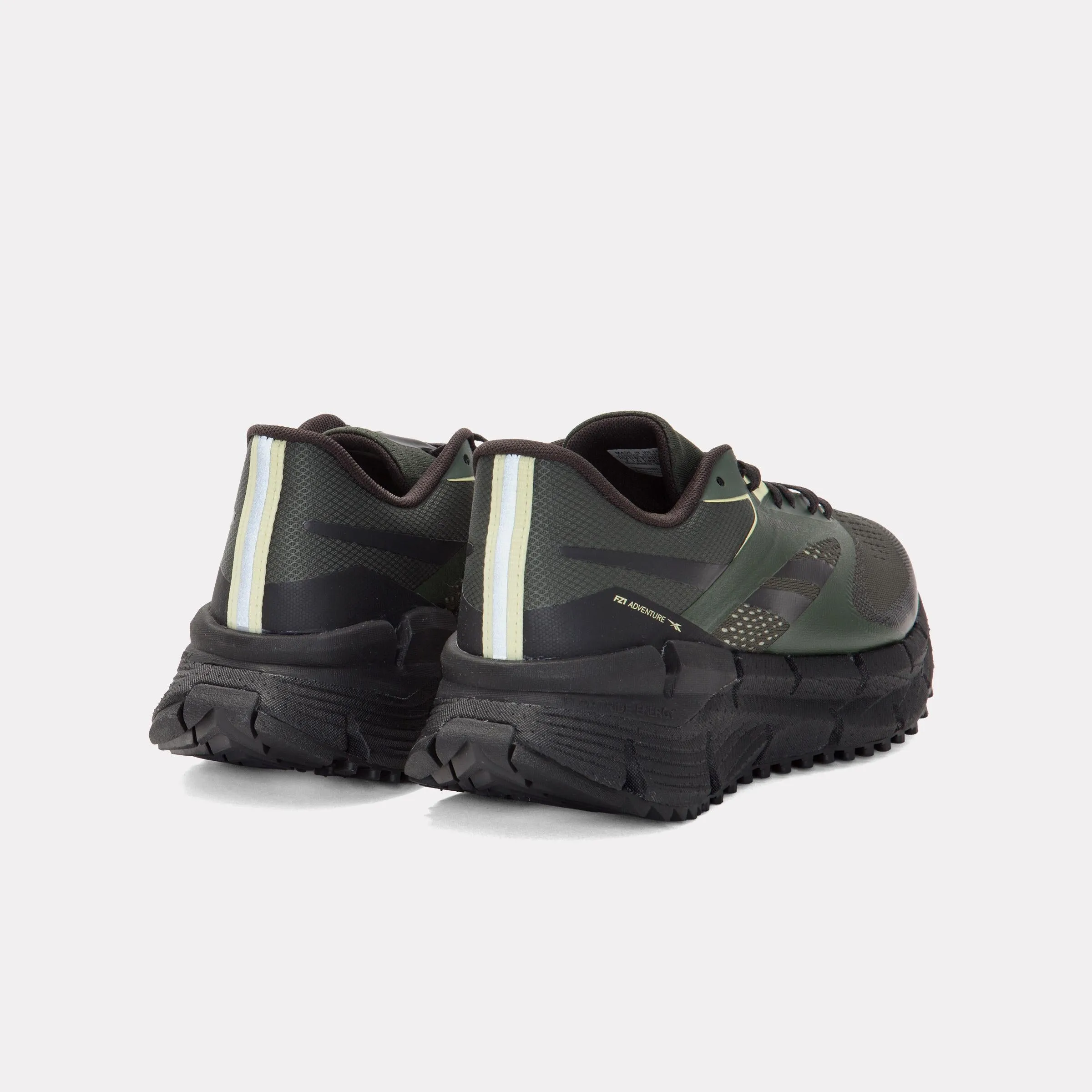 Reebok Footwear Men FloatZig 1 Adventure Shoes GRIT GREEN/WASHED BLACK/YELLOW sold by Reebok product image thumbnail 4