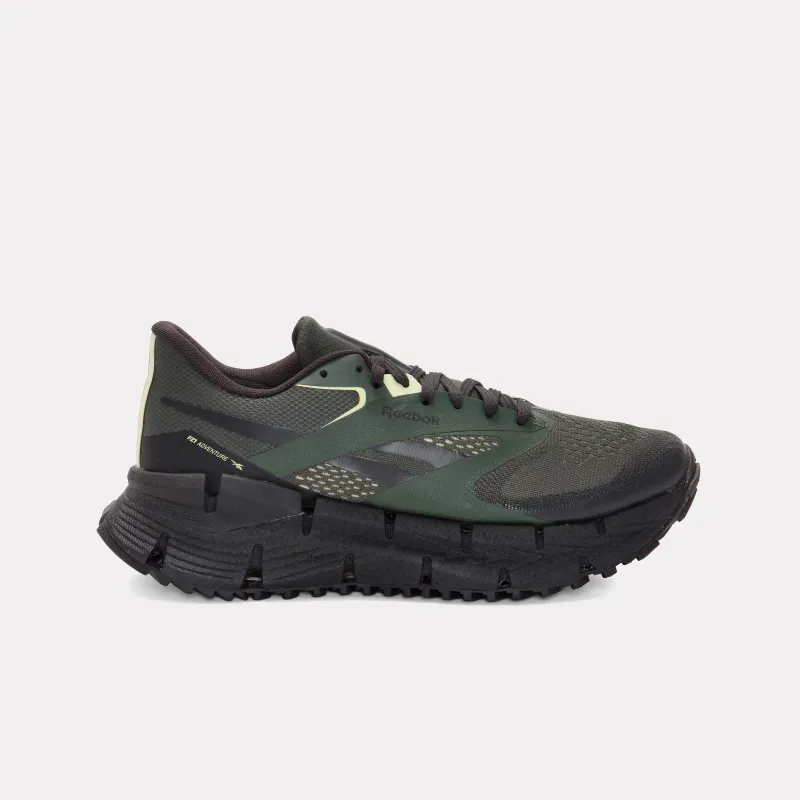 Reebok Footwear Men FloatZig 1 Adventure Shoes GRIT GREEN/WASHED BLACK/YELLOW sold by Reebok