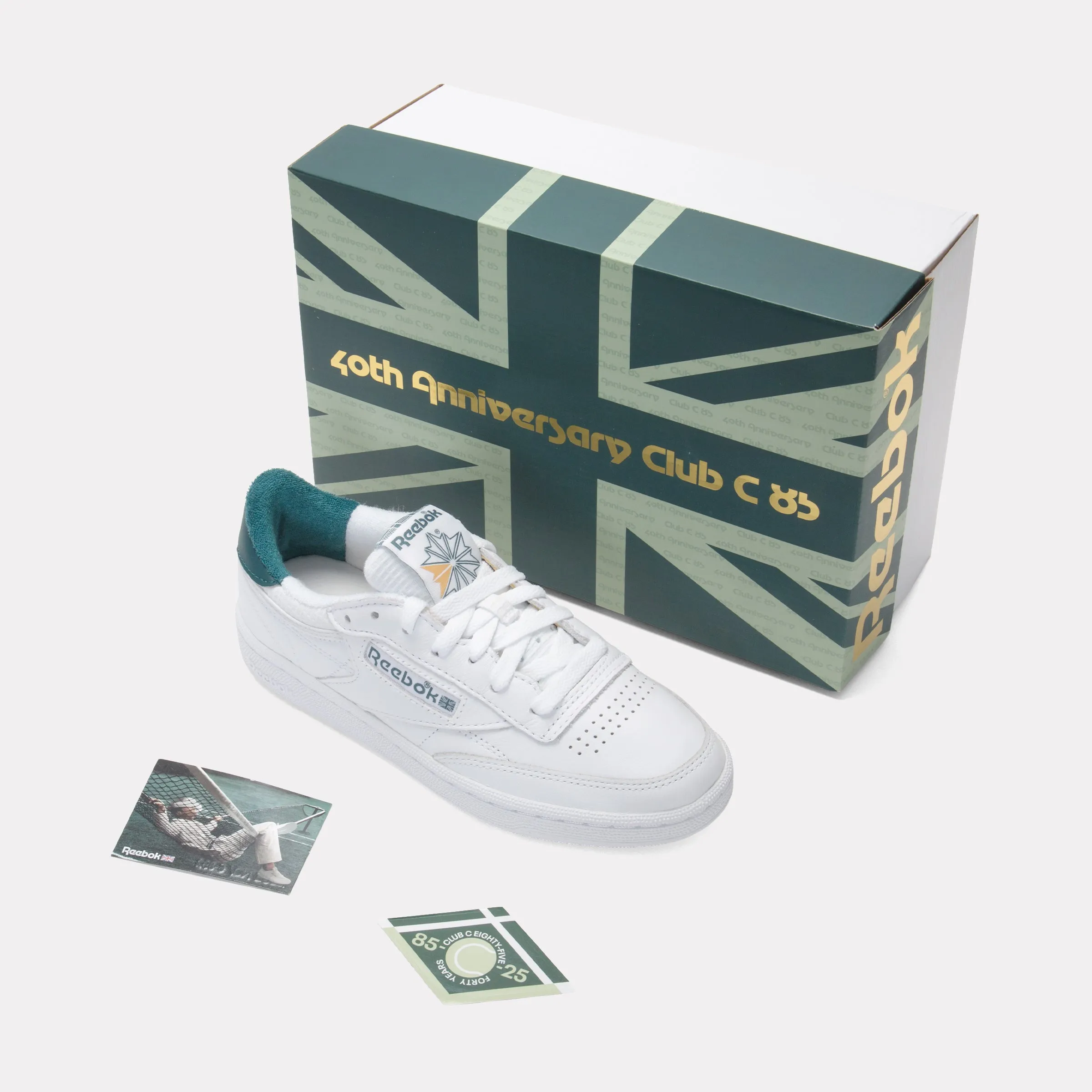 Reebok Footwear Women Club C 85 Vintage Shoes – 40th Anniversary FTWRWHITE/RETROTEAL/FTWRWHITE sold by Reebok product image thumbnail 2