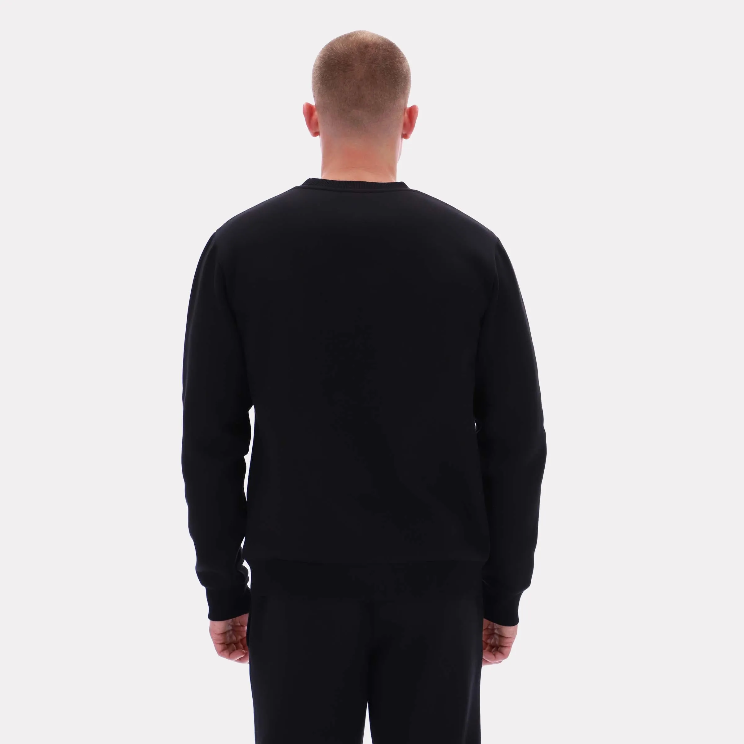 Reebok Apparel Men Essential Logo Crewneck Sweatshirt BLACK sold by Reebok product image thumbnail 2