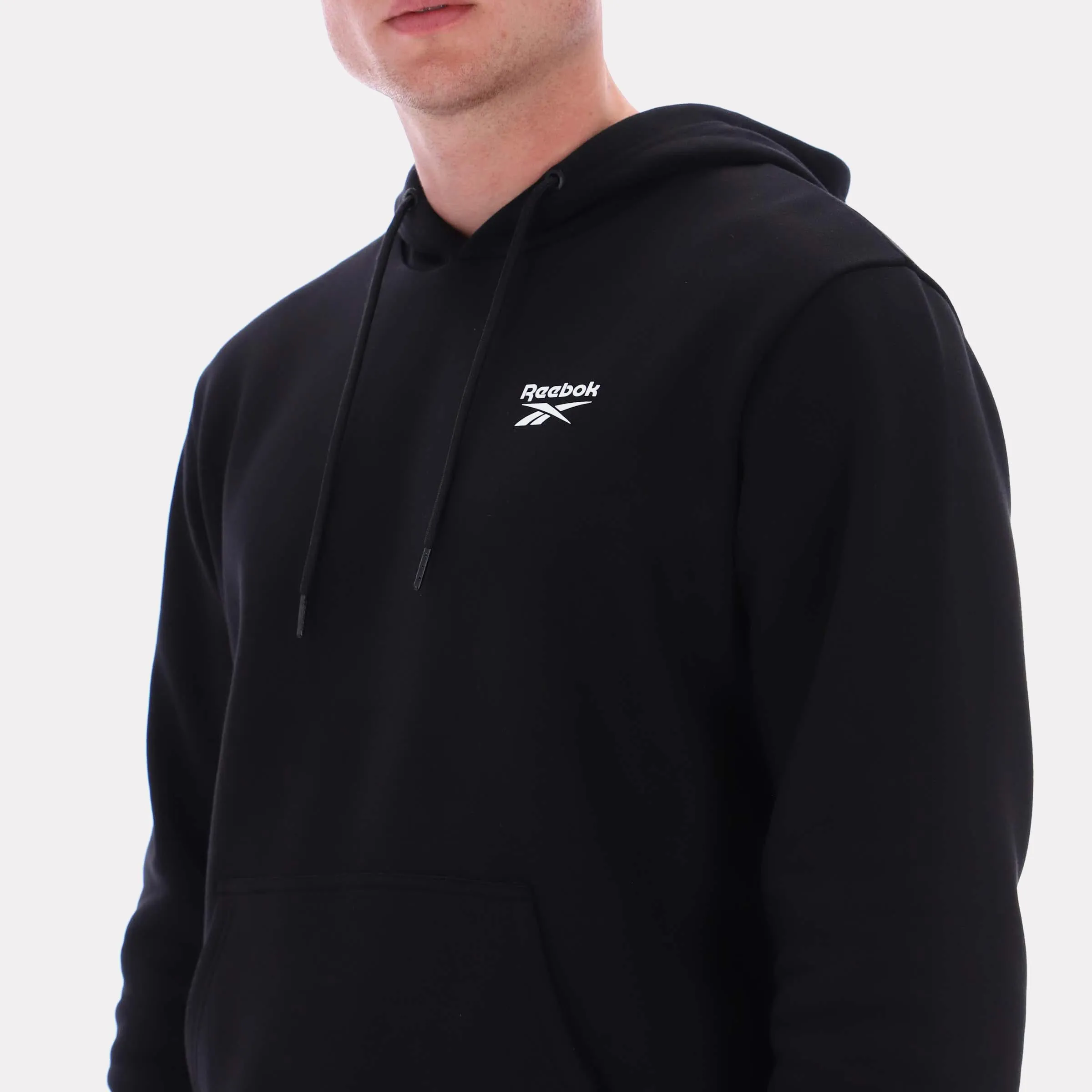 Reebok Apparel Men Essential Logo Hoodie BLACK sold by Reebok product image thumbnail 3