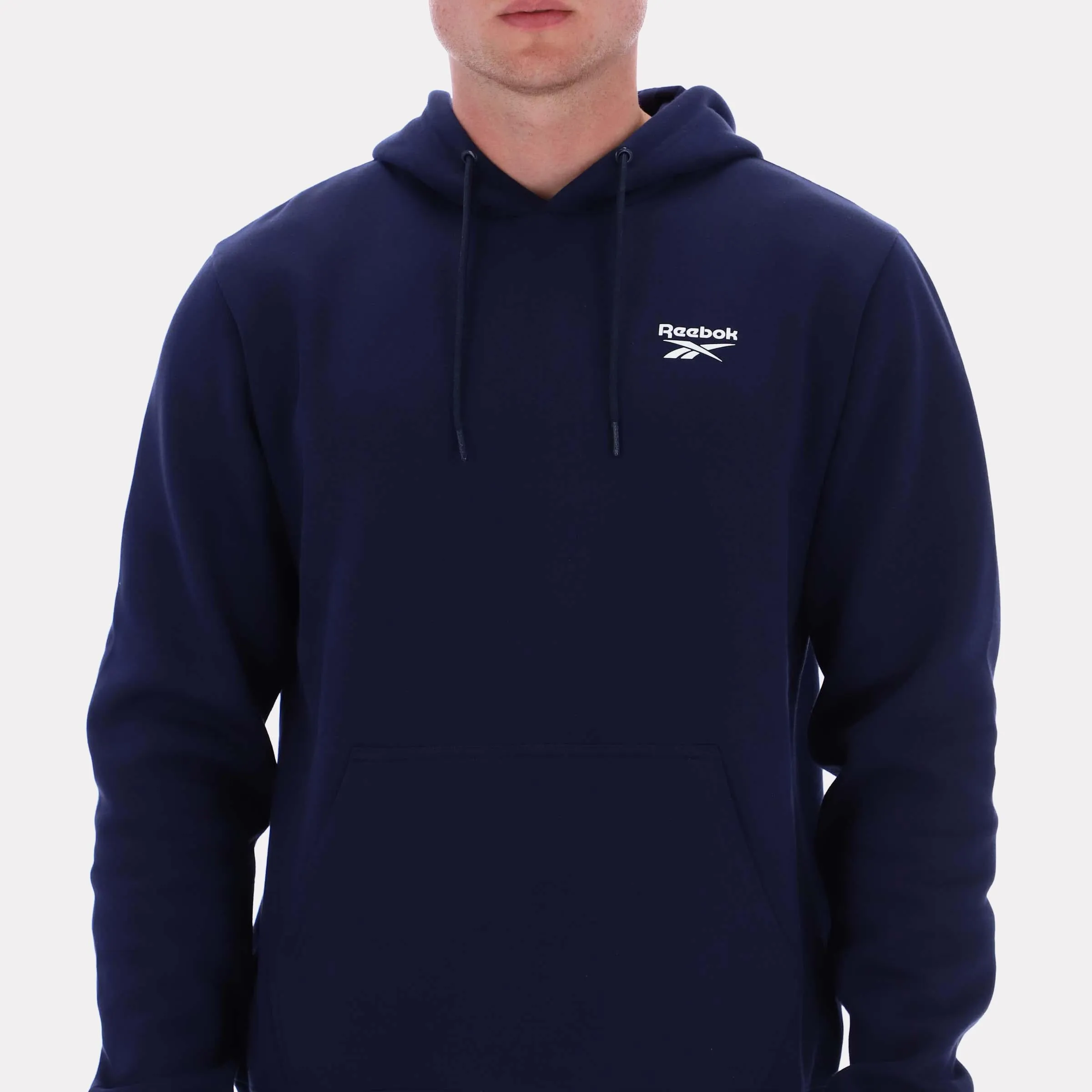 Reebok Apparel Men Essential Logo Hoodie VECTOR NAVY sold by Reebok product image thumbnail 3