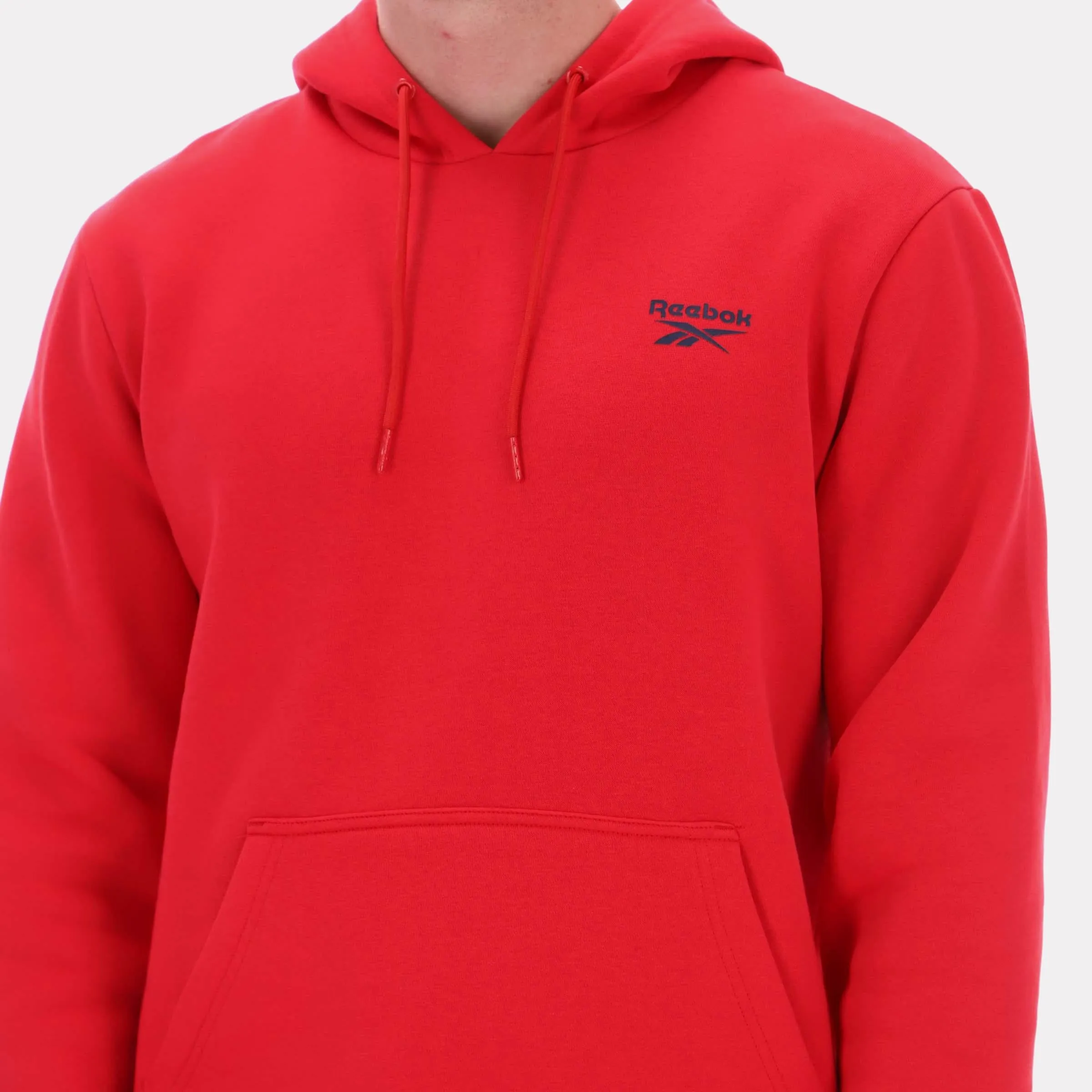 Reebok Apparel Men Essential Logo Hoodie VECTOR RED sold by Reebok product image thumbnail 4