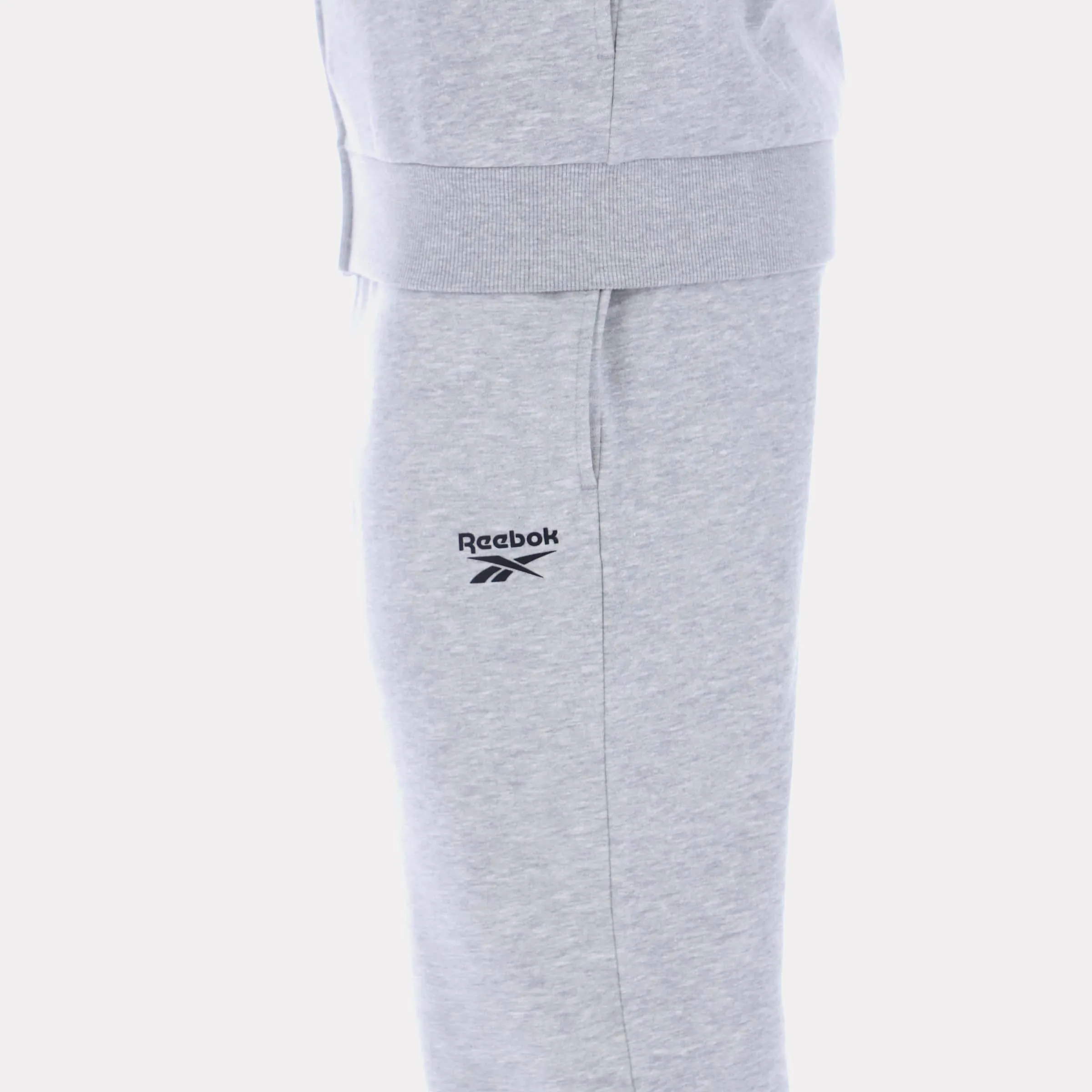 Reebok Apparel Men Laidback Fleece Pants LIGHT GREY MARL sold by Reebok product image thumbnail 4