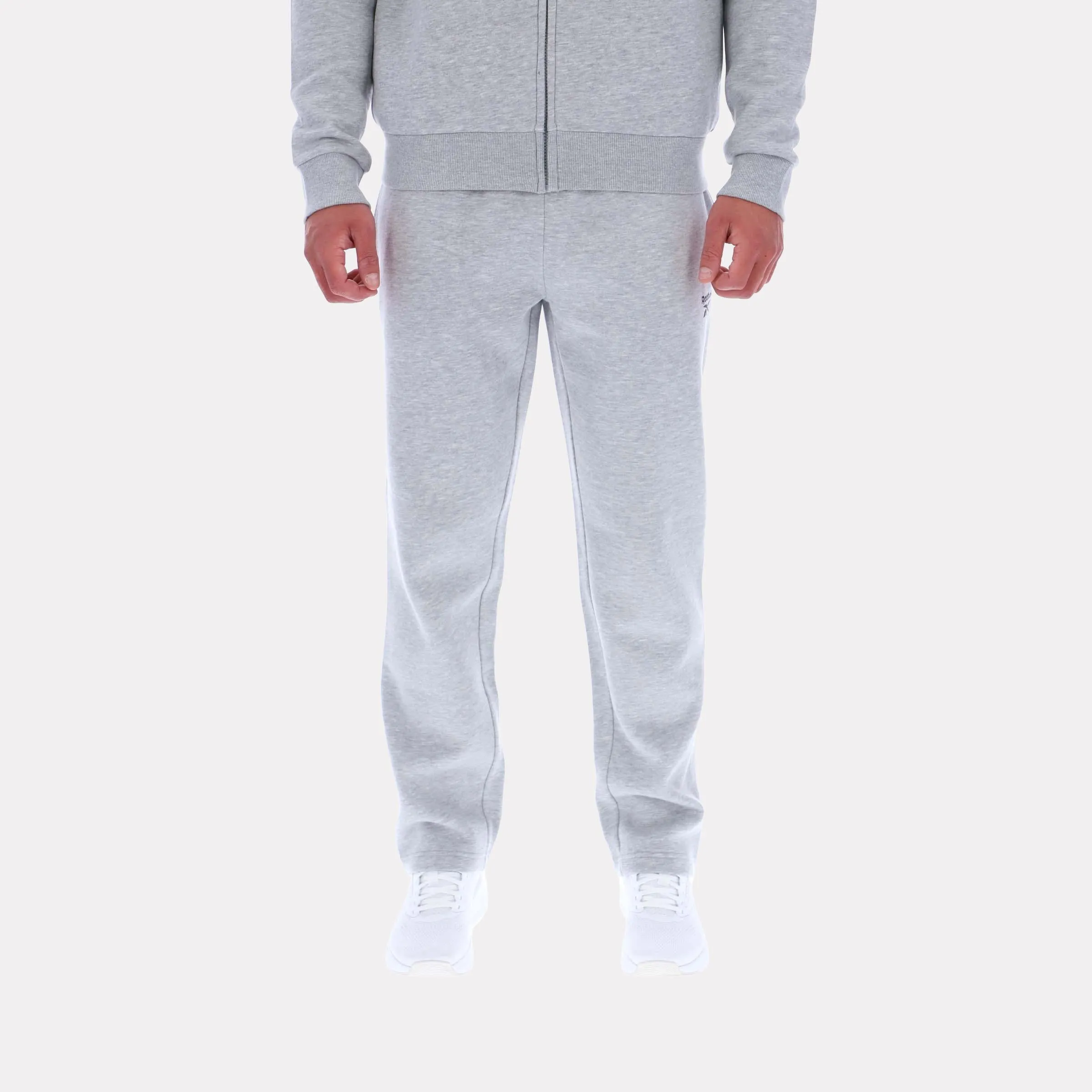 Reebok Apparel Men Laidback Fleece Pants LIGHT GREY MARL sold by Reebok