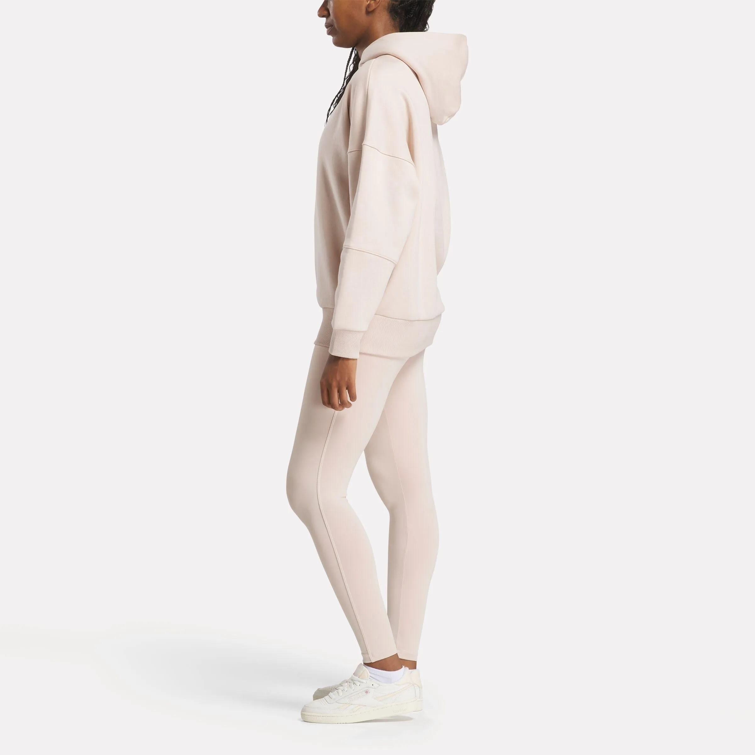 Reebok Apparel Women Lux Oversized Hoodie MUTED CLAY sold by Reebok product image thumbnail 2
