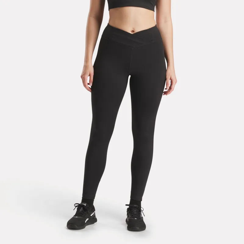 Reebok Apparel Women Lux High-Rise Tights BLACK sold by Reebok