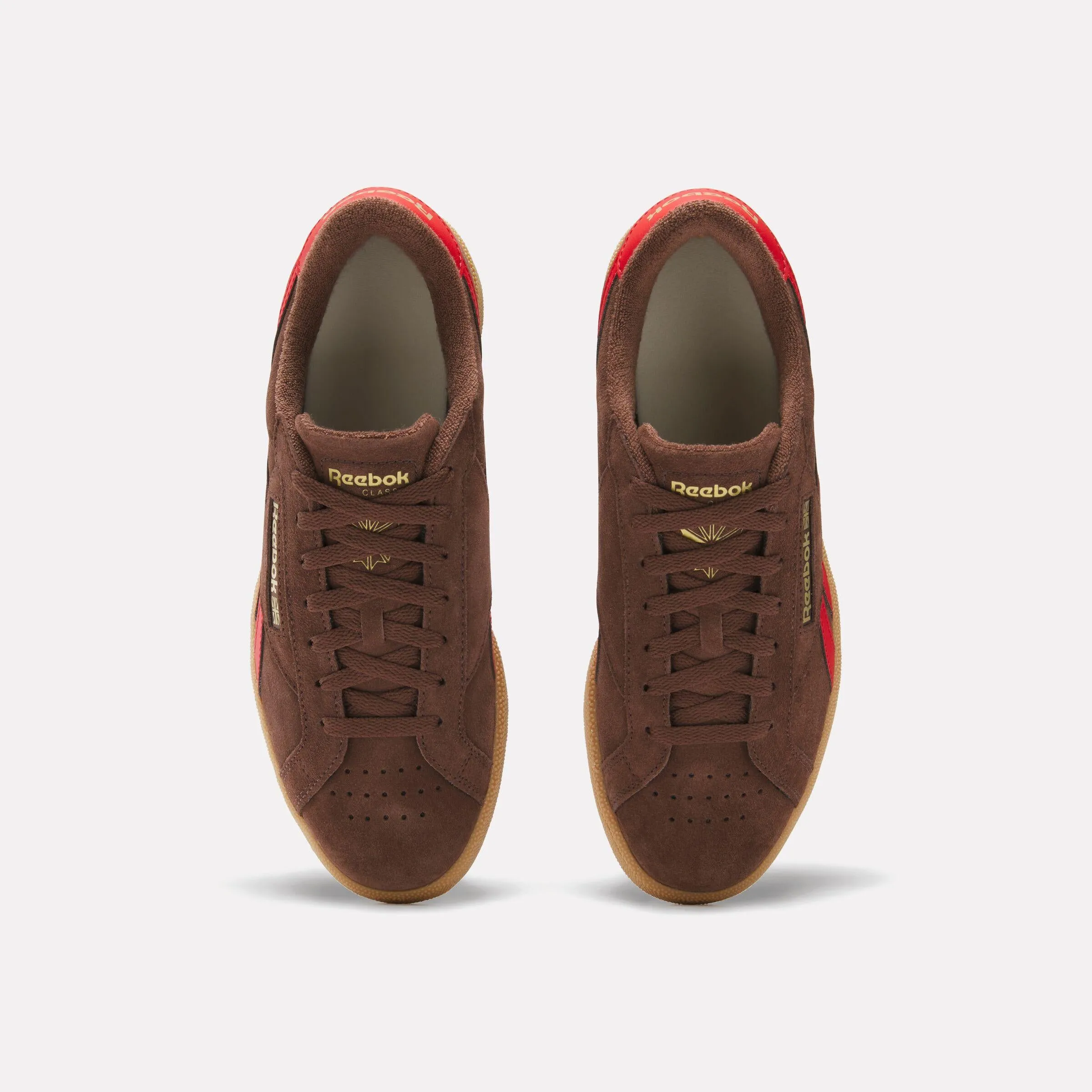 Reebok Footwear Men Club C Grounds UK Shoes CAMPUSBROWN/VECTORRED/GUM sold by Reebok product image thumbnail 5