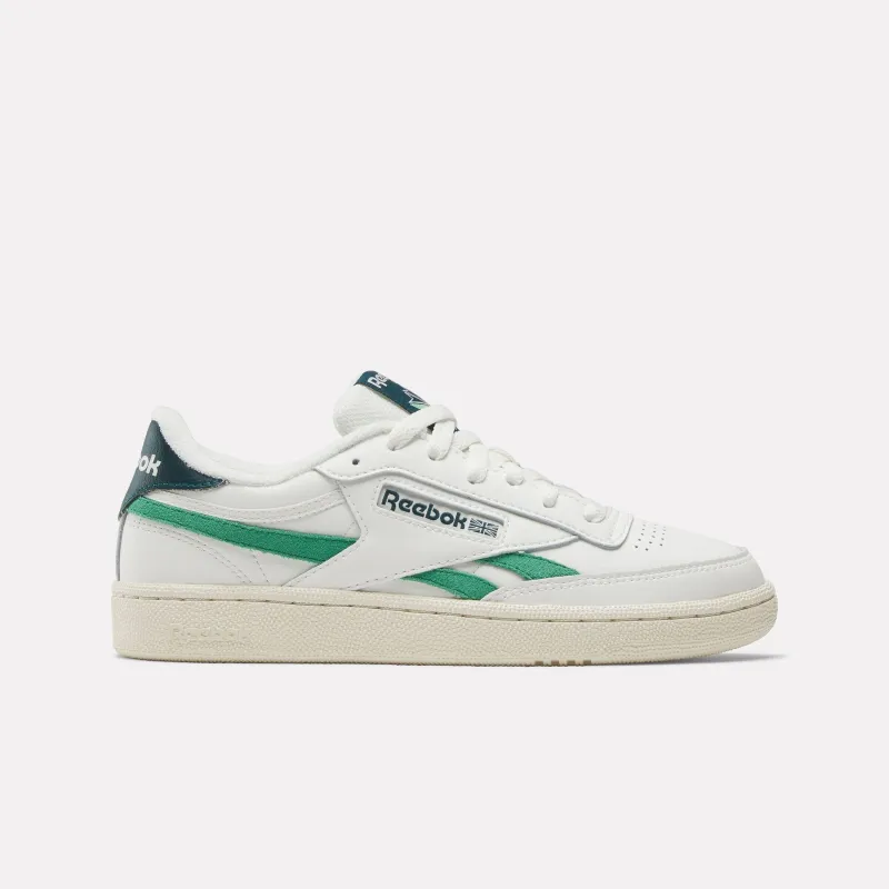 Reebok Footwear Women Club C Revenge Shoes CHALK/UPGRADEGREEN/VINTAGECHAL sold by Reebok