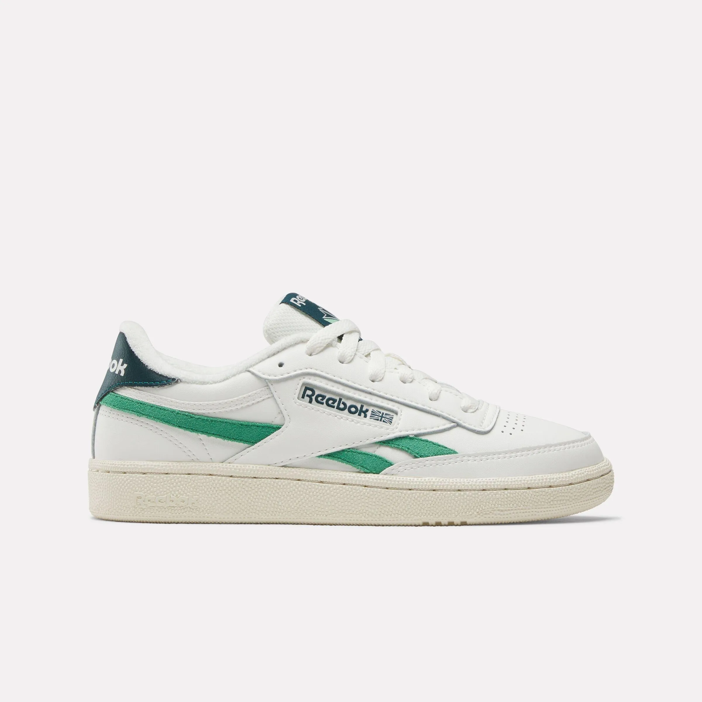 Reebok Footwear Women Club C Revenge Shoes CHALK/UPGRADEGREEN/VINTAGECHAL sold by Reebok