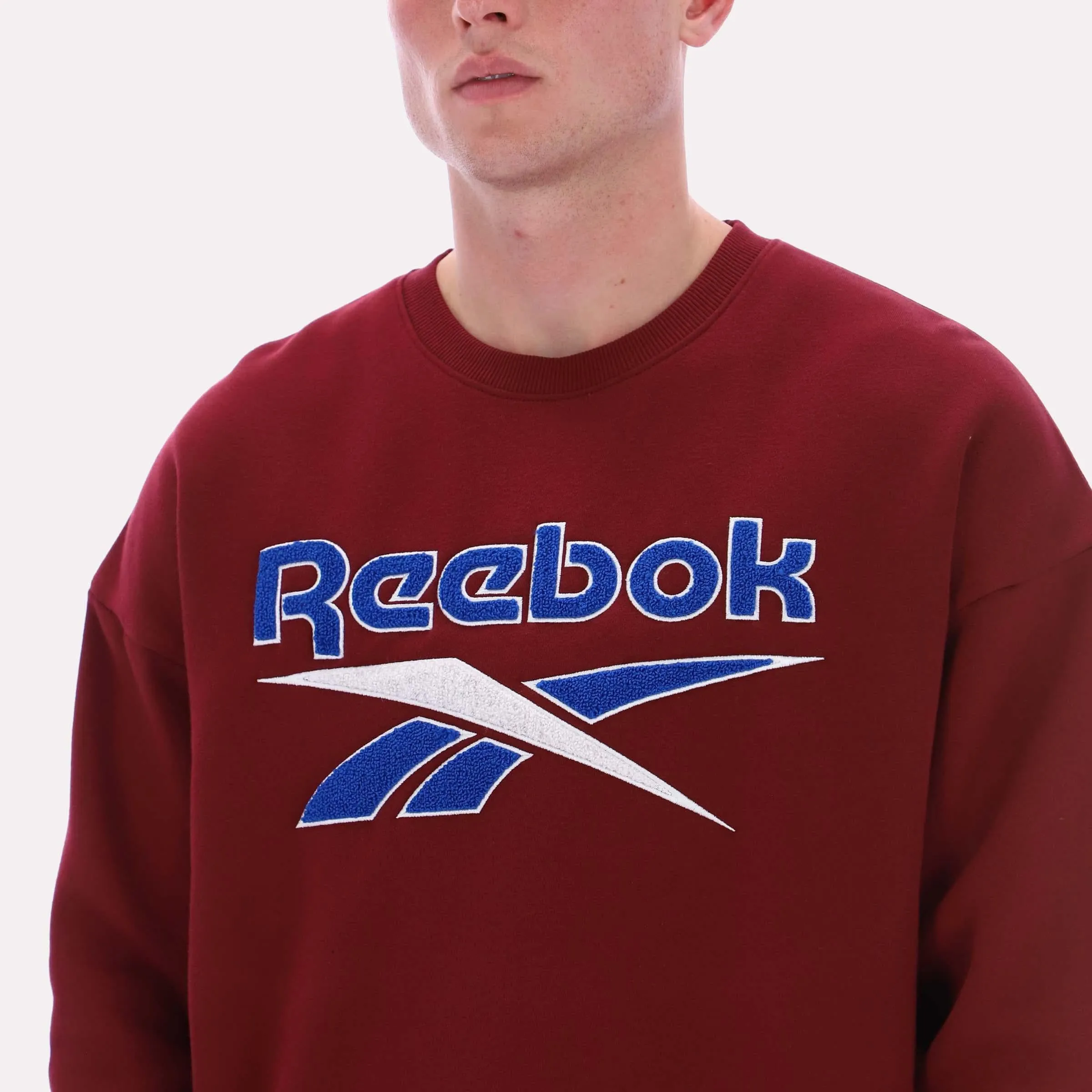 Reebok Apparel Men Reebok Varsity Graphic Sweatshirt CLASSIC BURGUNDY sold by Reebok product image thumbnail 3