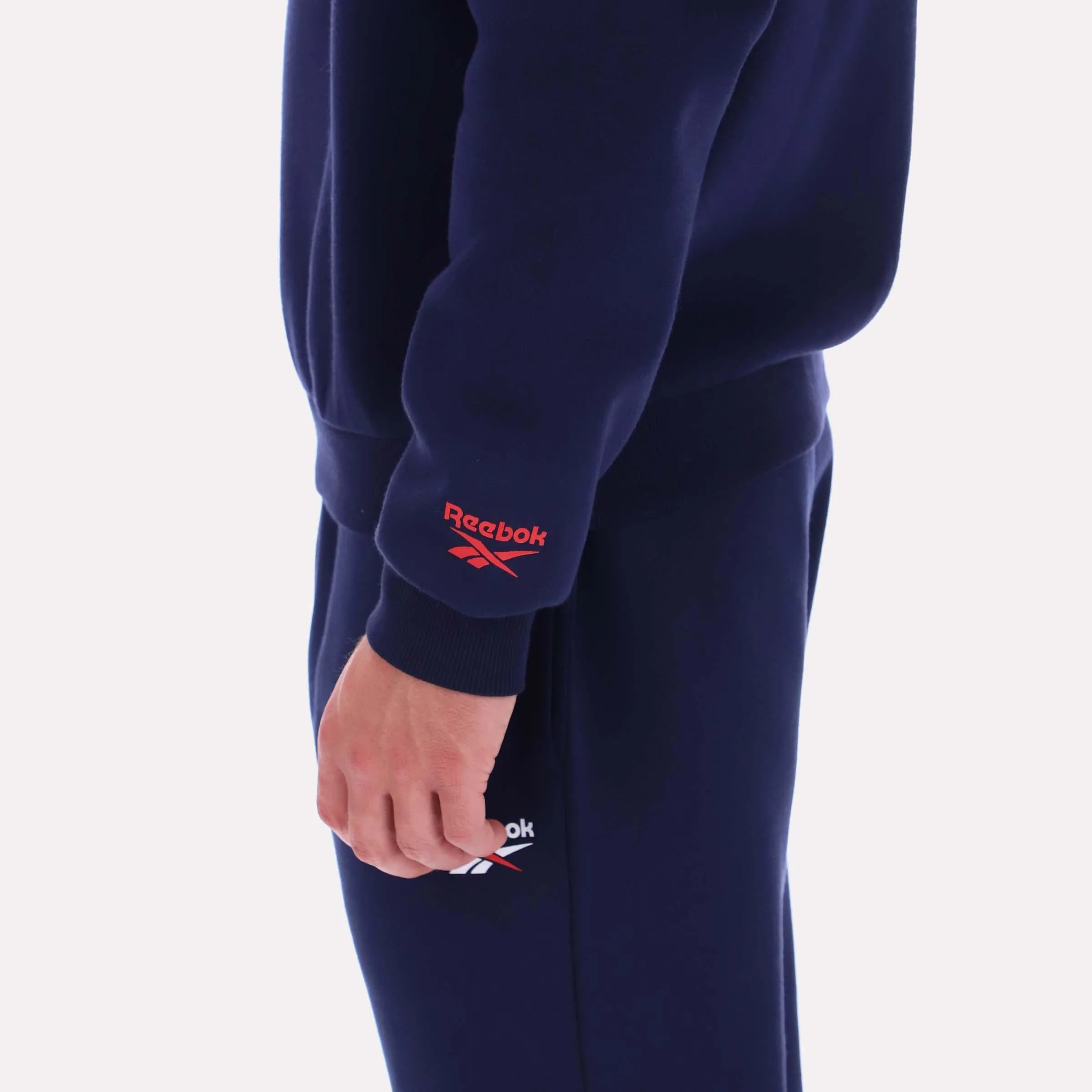 Reebok Apparel Men Varsity Graphic Sweatshirt VECTOR NAVY sold by Reebok product image thumbnail 4