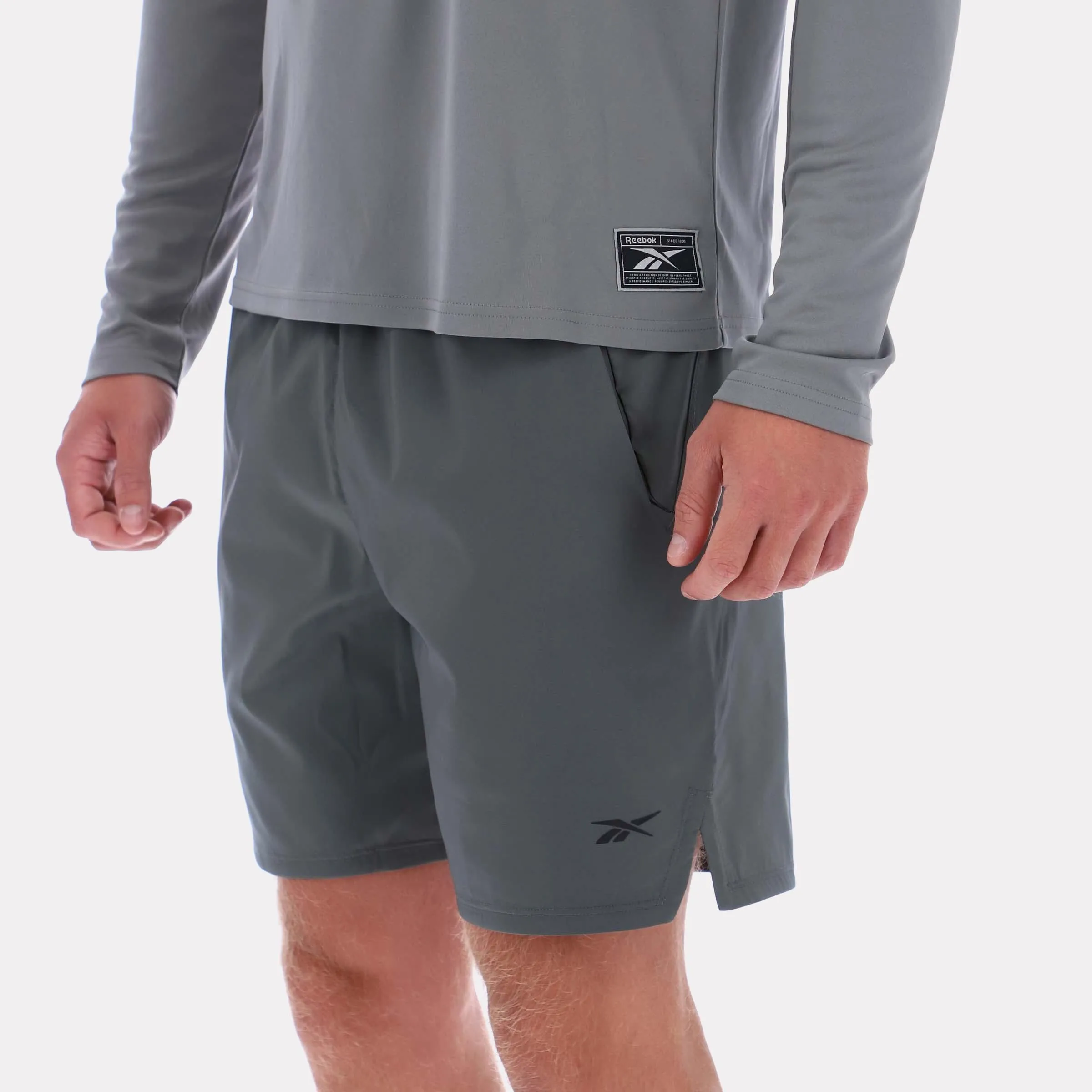 Reebok Apparel Men Athlete Strength Shorts GREY 5 sold by Reebok product image thumbnail 3