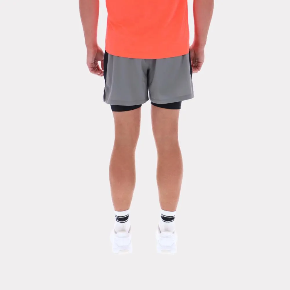 Reebok Apparel Men 2-in-1 RBK-Dry Running Shorts GREY 4 sold by Reebok product image thumbnail 2