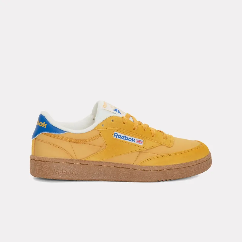 Reebok Footwear Men Club C 85 Shoes GRITGOLD/OPTIMUMBLUE/GUM sold by Reebok