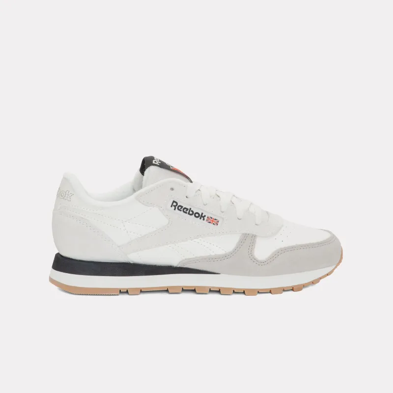 Reebok Footwear Women Classic Leather Shoes CHALK/MOONSTONE/WASHED BLACK sold by Reebok