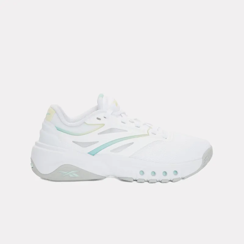 Reebok Footwear Women ERS Training Shoes WHITE/GLITCH AQUA/YELLOW HAZE sold by Reebok