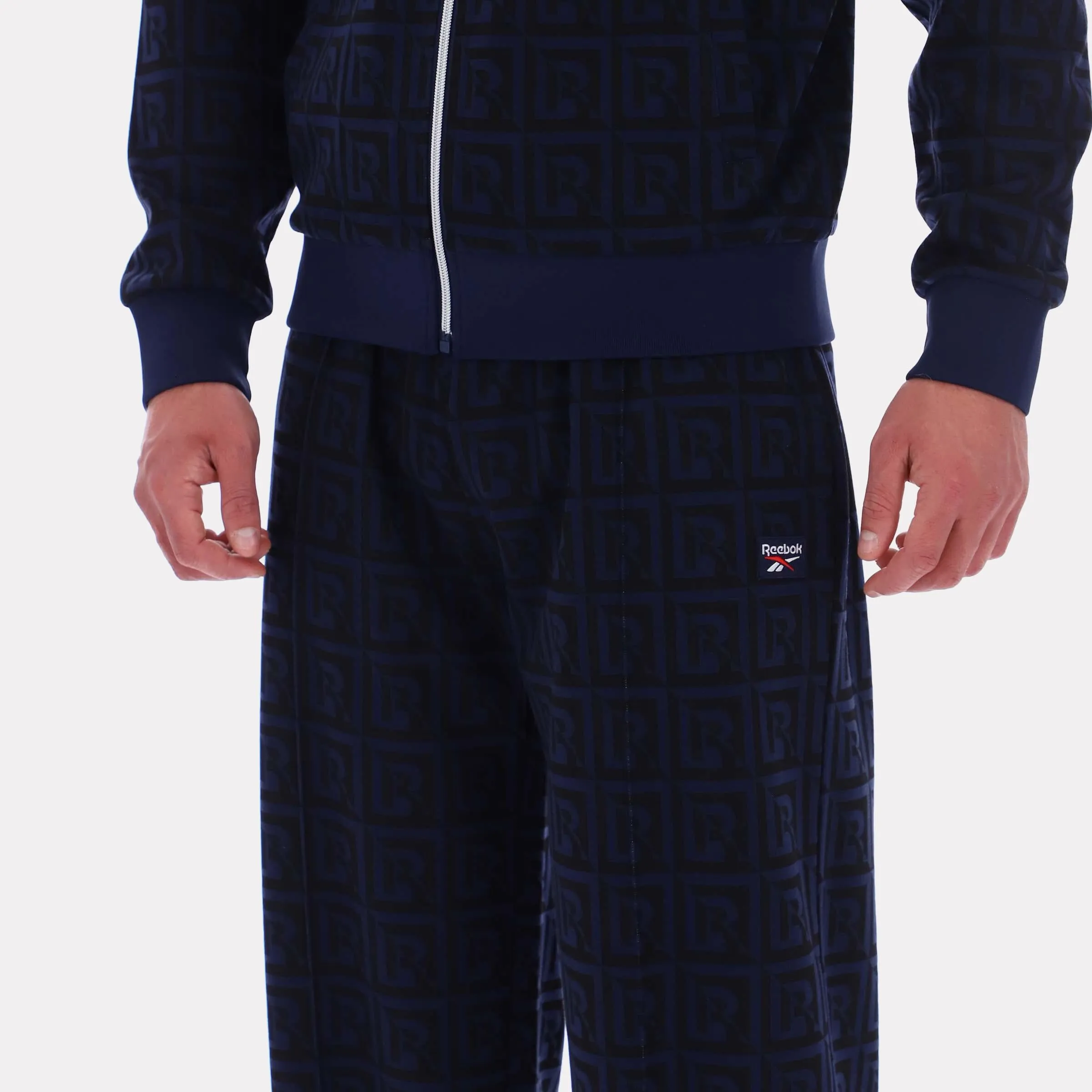 Reebok Apparel Men Reebok Monogram Track Joggers VECTOR NAVY sold by Reebok product image thumbnail 4