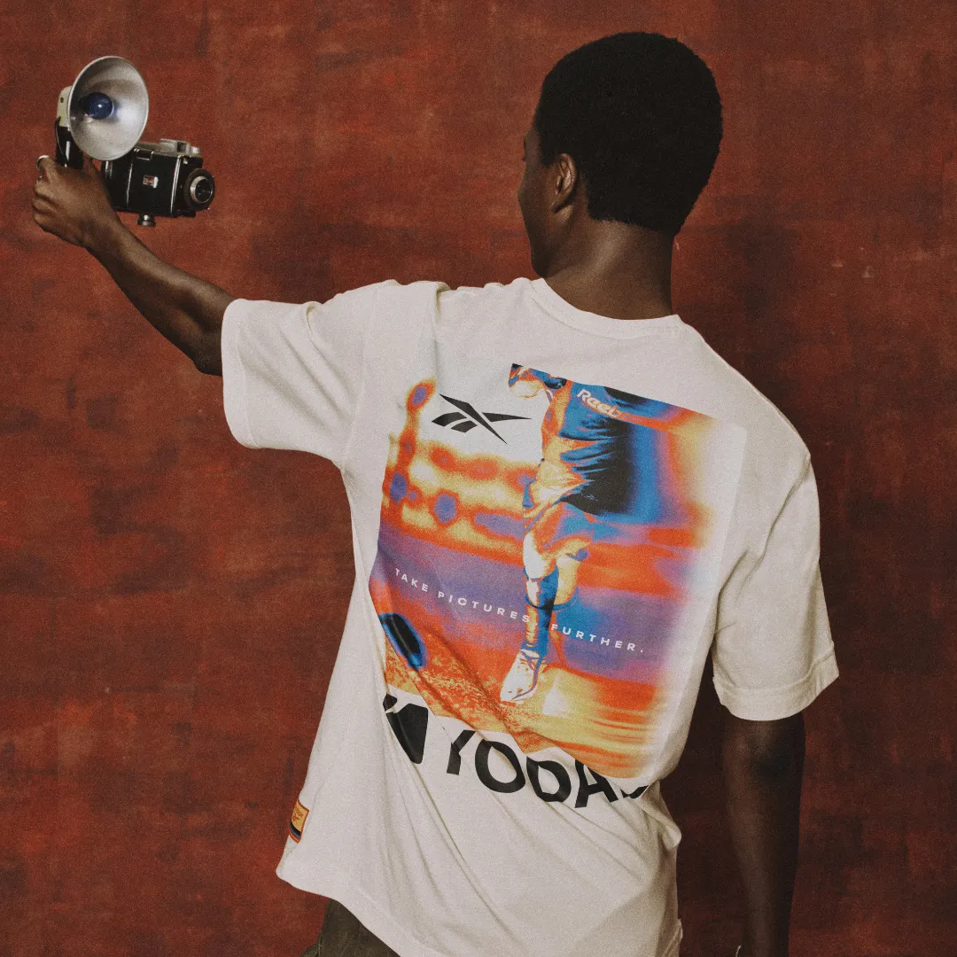 Reebok Apparel Men Reebok x Kodak Graphic Run T-Shirt VINTAGE CHALK sold by Reebok product image thumbnail 2