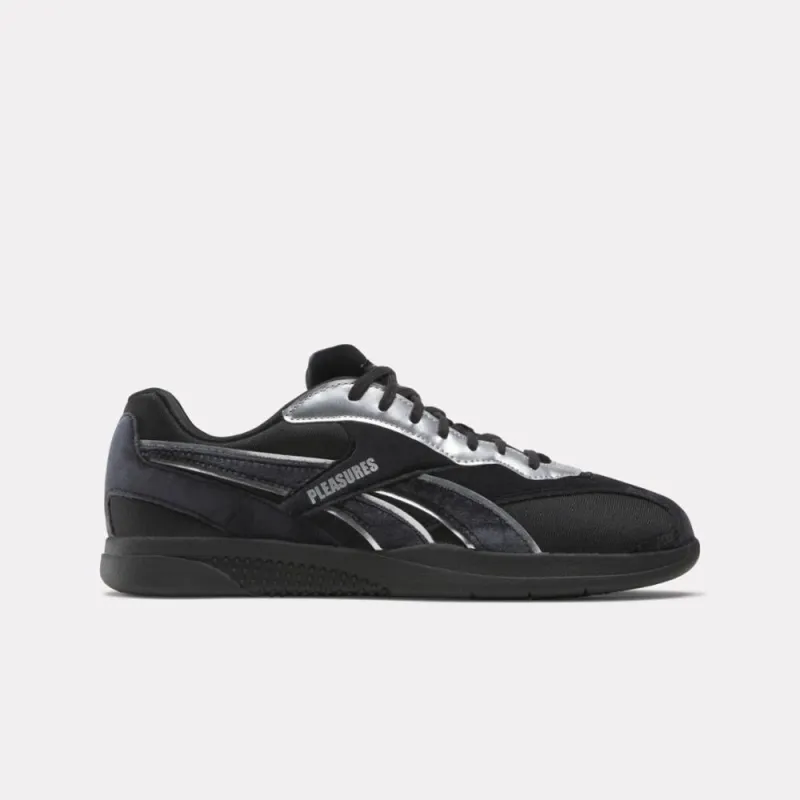 Reebok Footwear Men Reebok x PLEASURES Hammer Street Shoes BLACK/SILVER/BLACK made by Reebok
