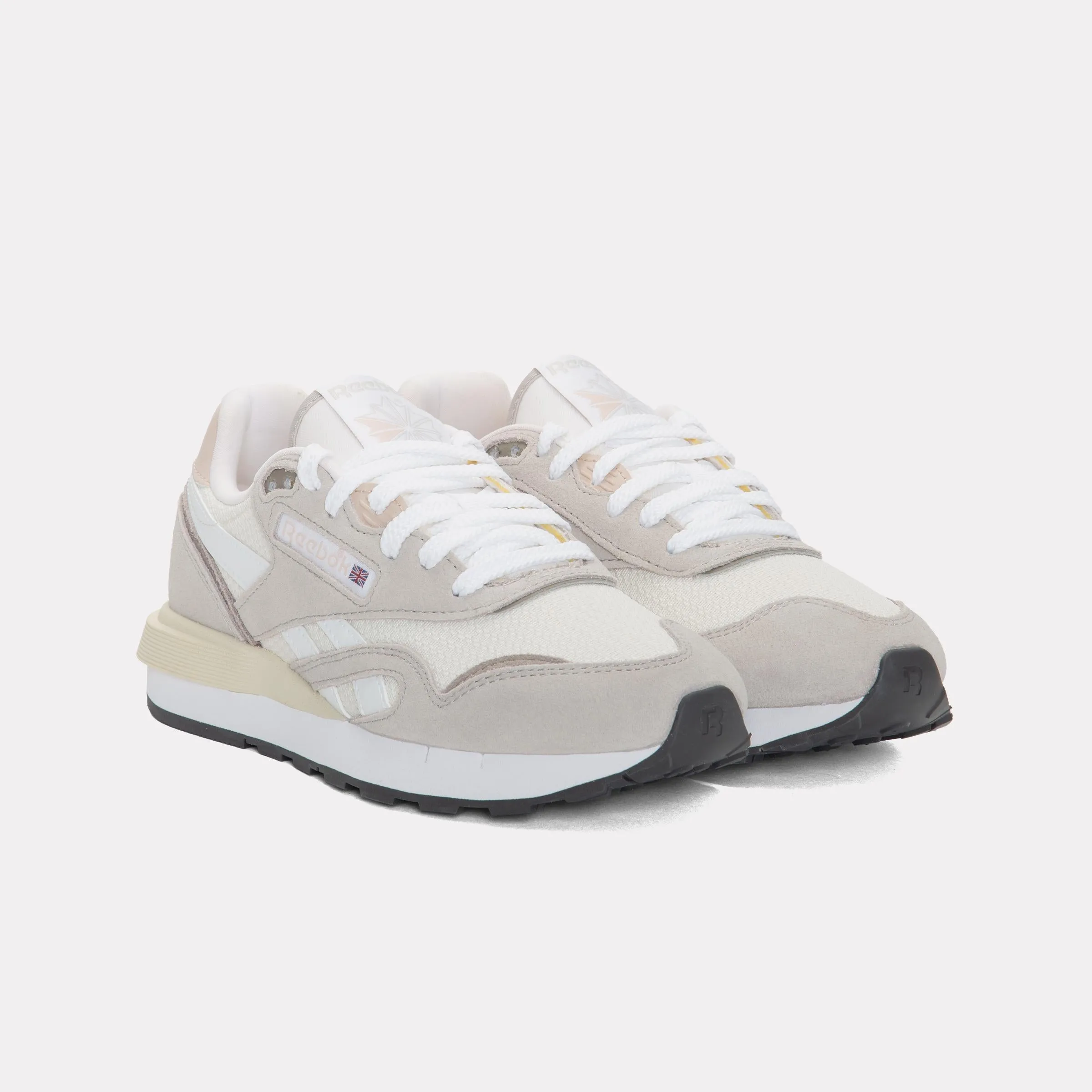 Reebok Footwear Women Classic Nylon 89 Shoes MOONSTONE/GRITTY GREY/WHITE sold by Reebok product image thumbnail 3