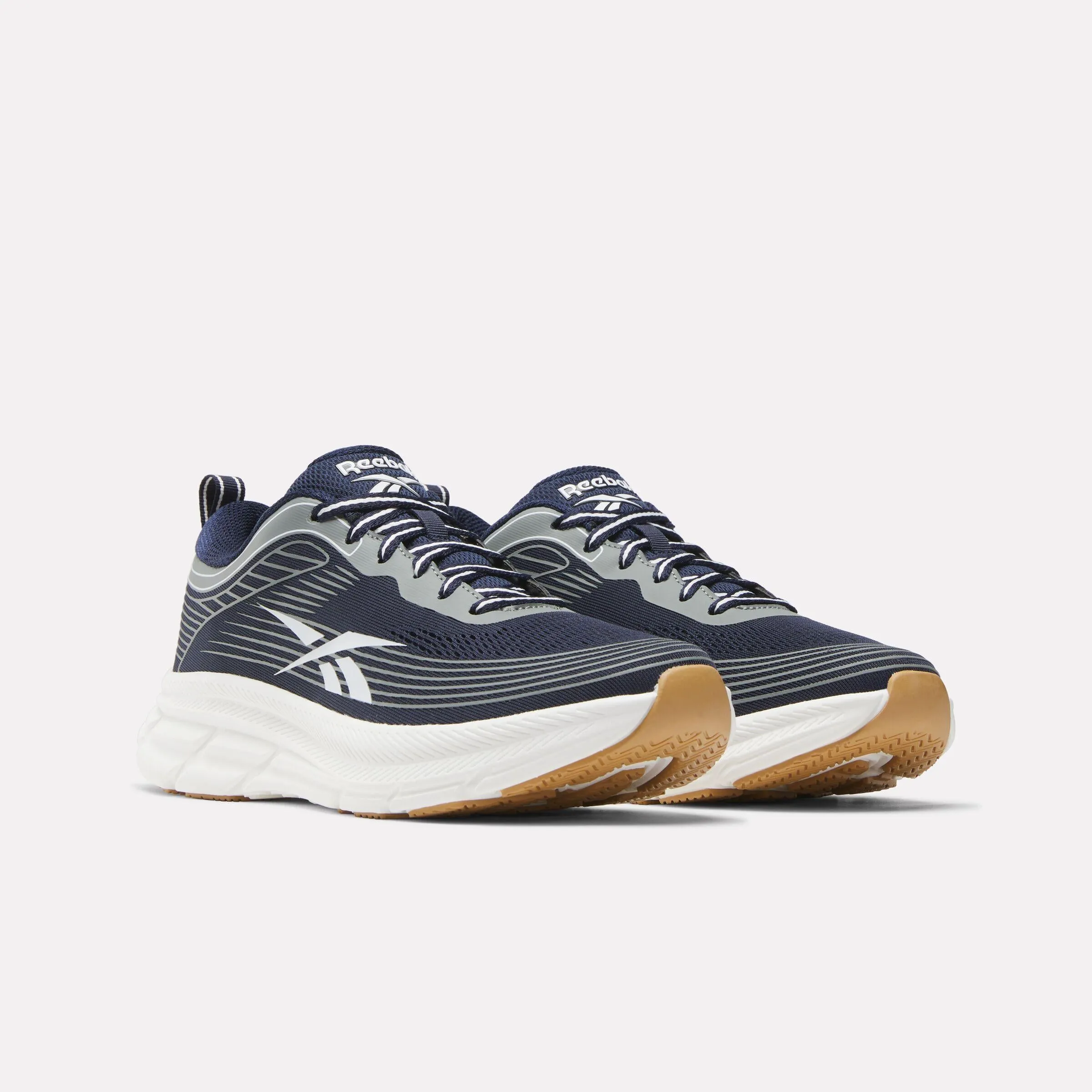 Reebok Footwear Men Road Strider Running Shoes VECTOR NAVY/WHITE/GUM sold by Reebok product image thumbnail 2