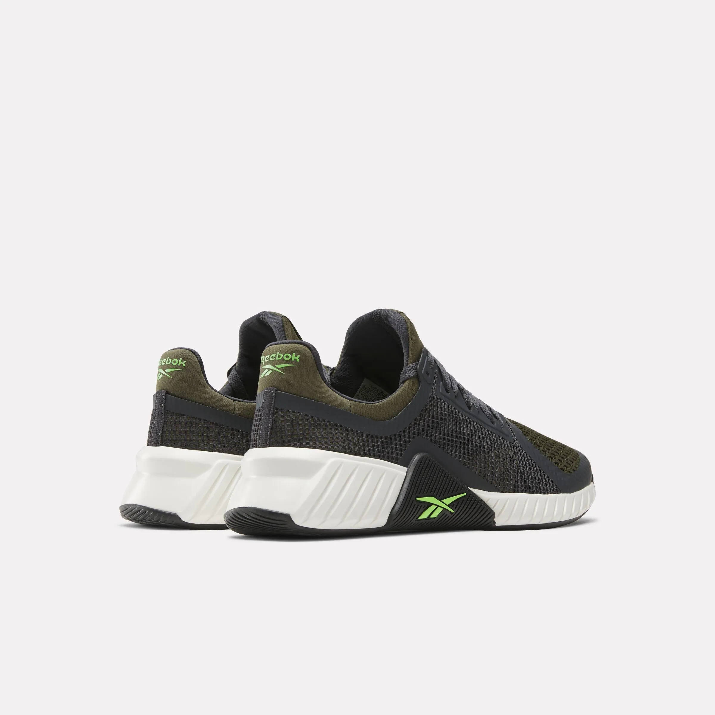 Reebok Footwear Men Flip Charge Training Shoes GRAPE LEAF/JET BLK/LIME sold by Reebok product image thumbnail 3