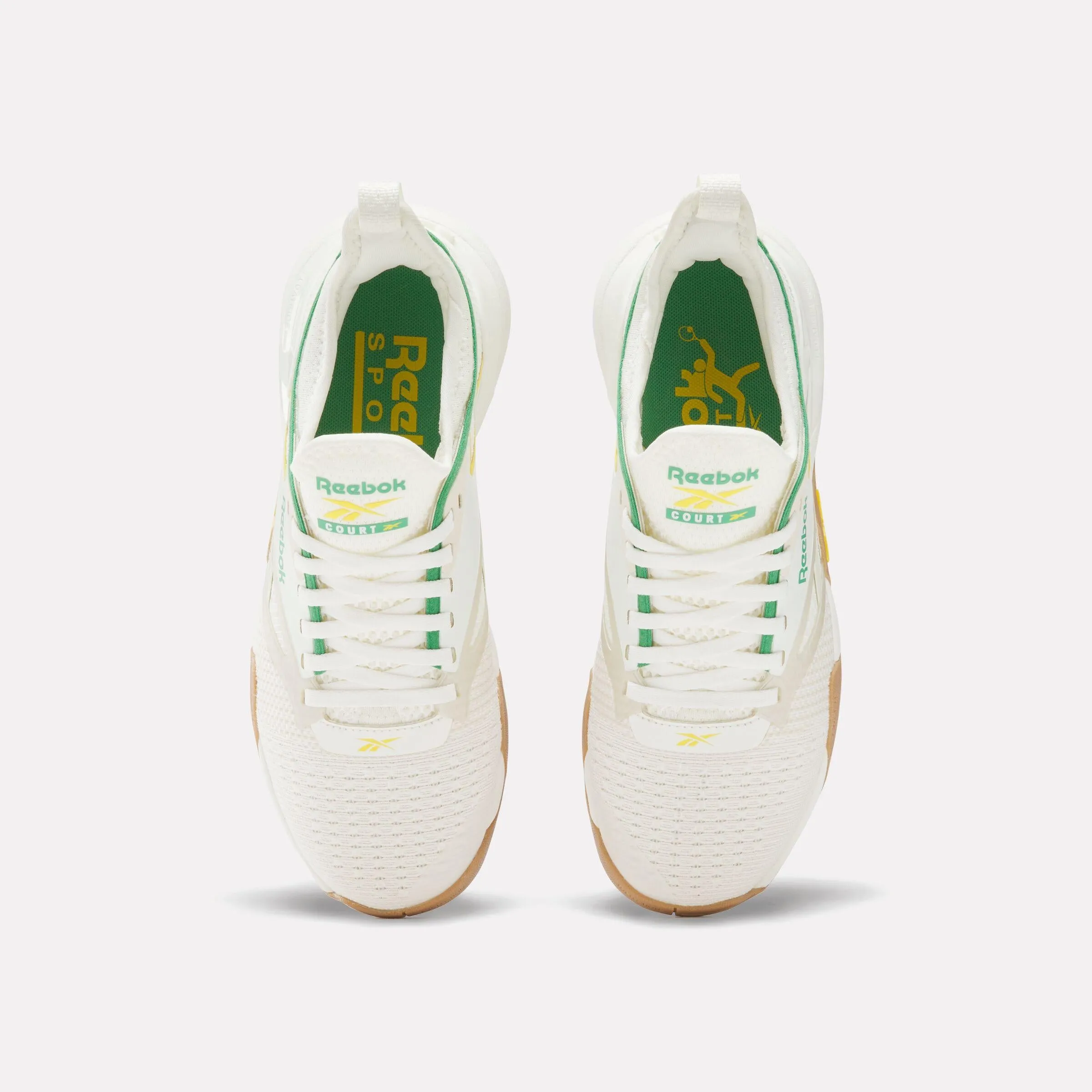 Reebok Footwear Women Nano Court Shoes CHALK/ALABASTER/UPGRADE GREEN sold by Reebok product image thumbnail 5