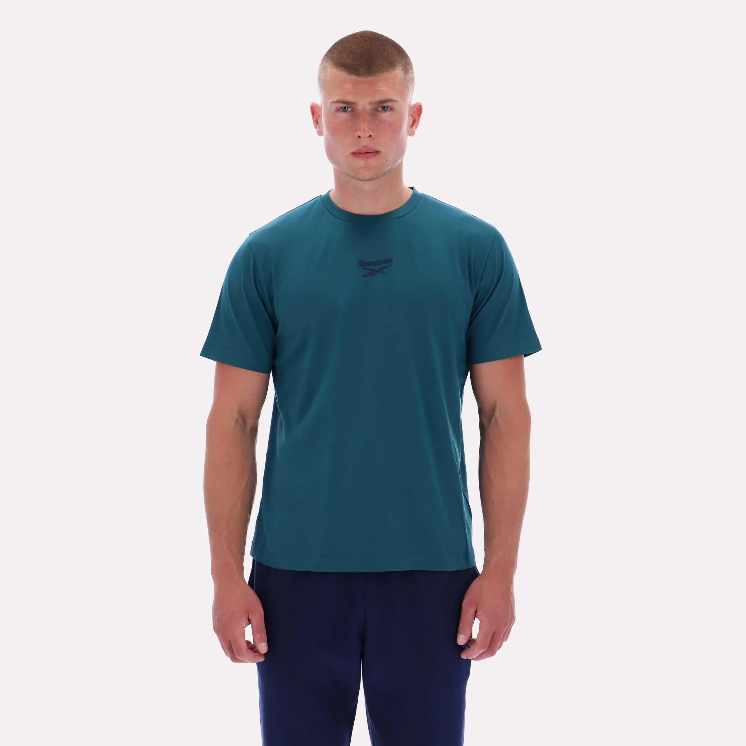Reebok Apparel Men Core Essentials T-Shirt RETRO TEAL sold by Reebok