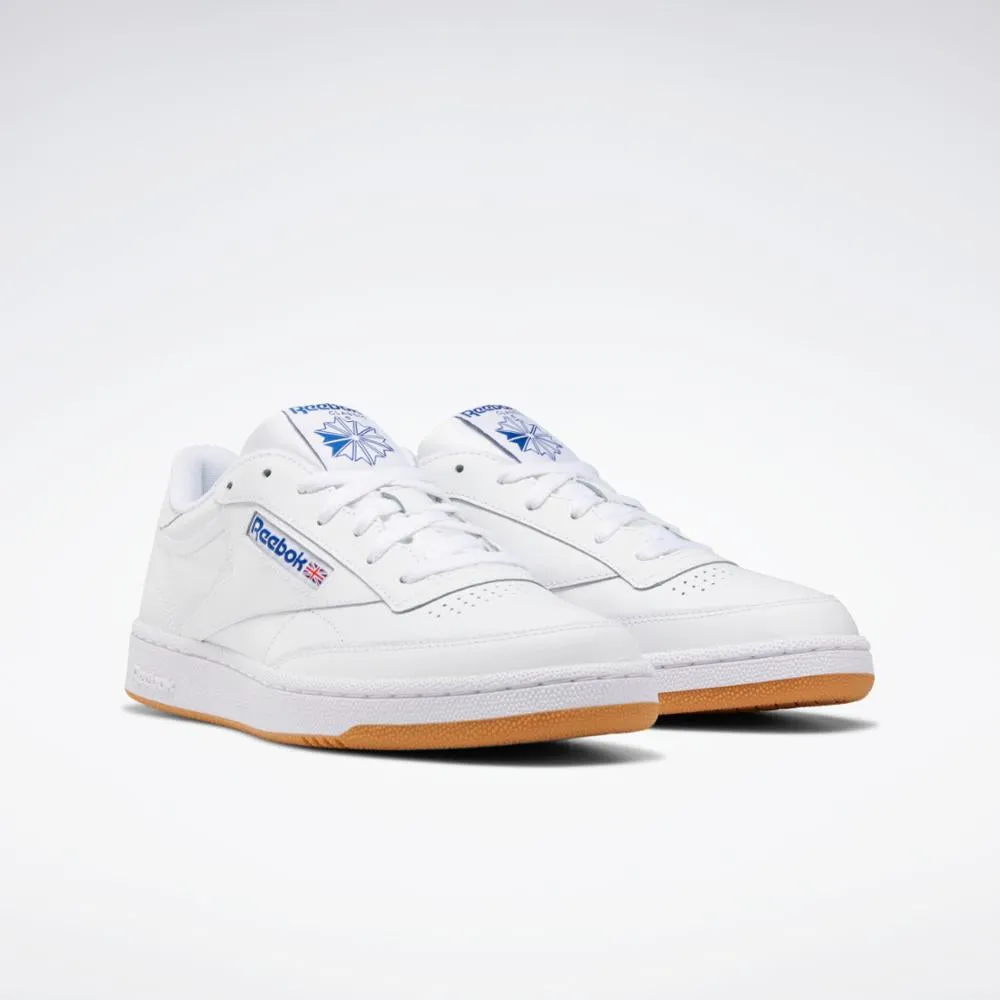 Reebok Footwear Men Club C 85 Shoes INT-WHT/ROYAL-GUM sold by Reebok product image thumbnail 2